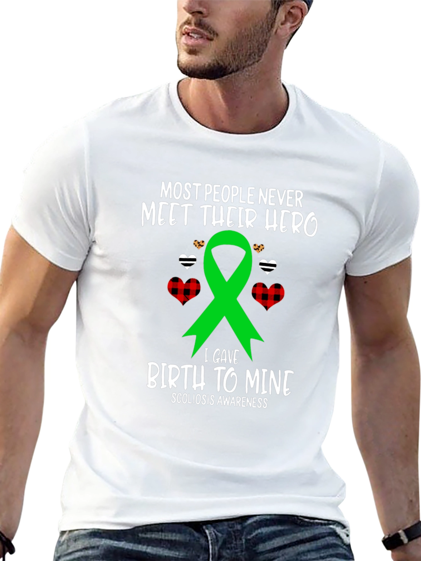 Hero Birth Scoliosis Awareness T-Shirt