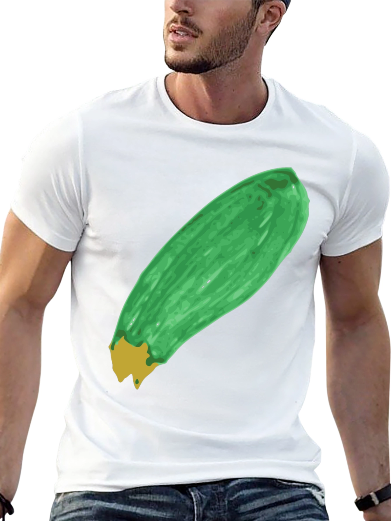 Zucchini Graphic Tee - Quirky & Comfortable