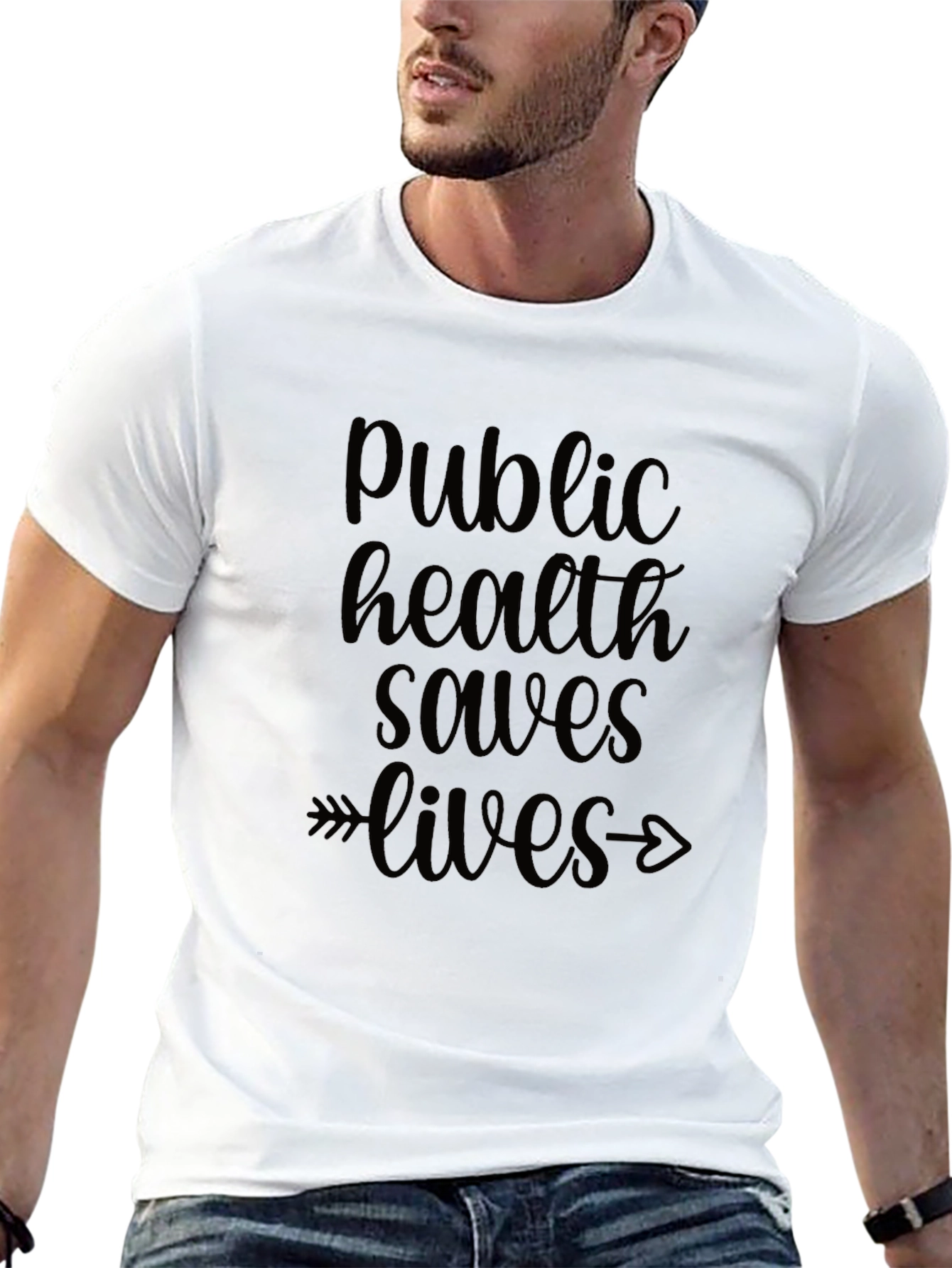 Public Health Saves Lives Graphic Tee