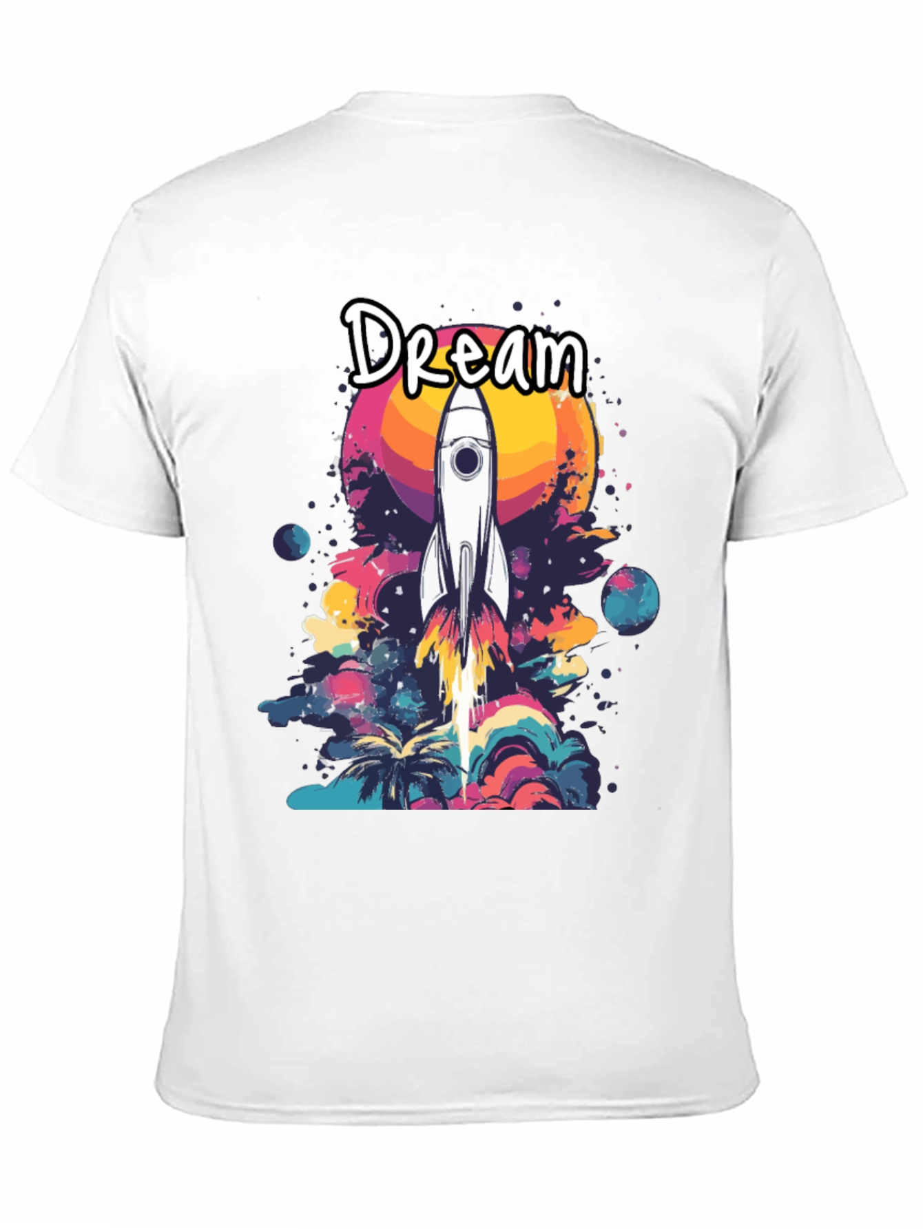 Dream Space Rocket Graphic Tee