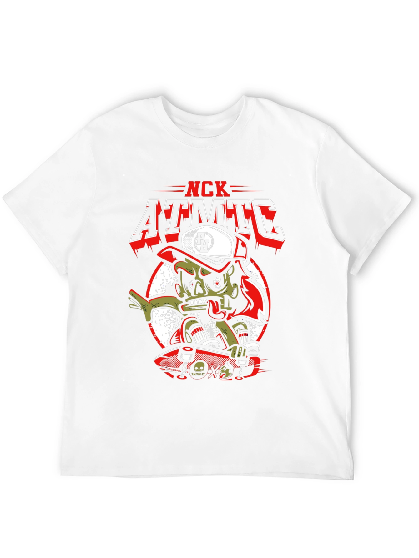 NCK ATMTC Graphic Print Black T-Shirt