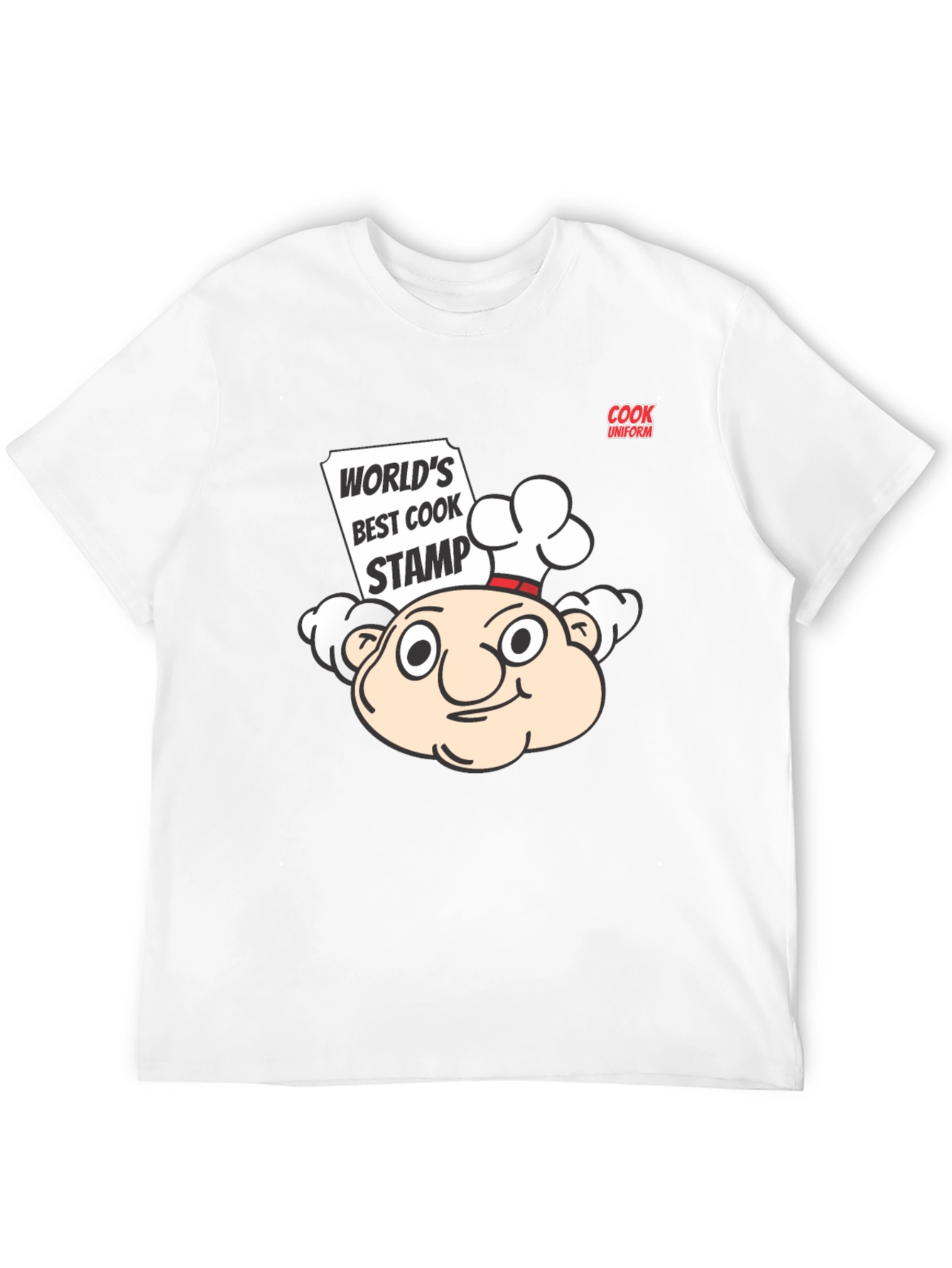 Worlds Best Cook Stamp Graphic Tee