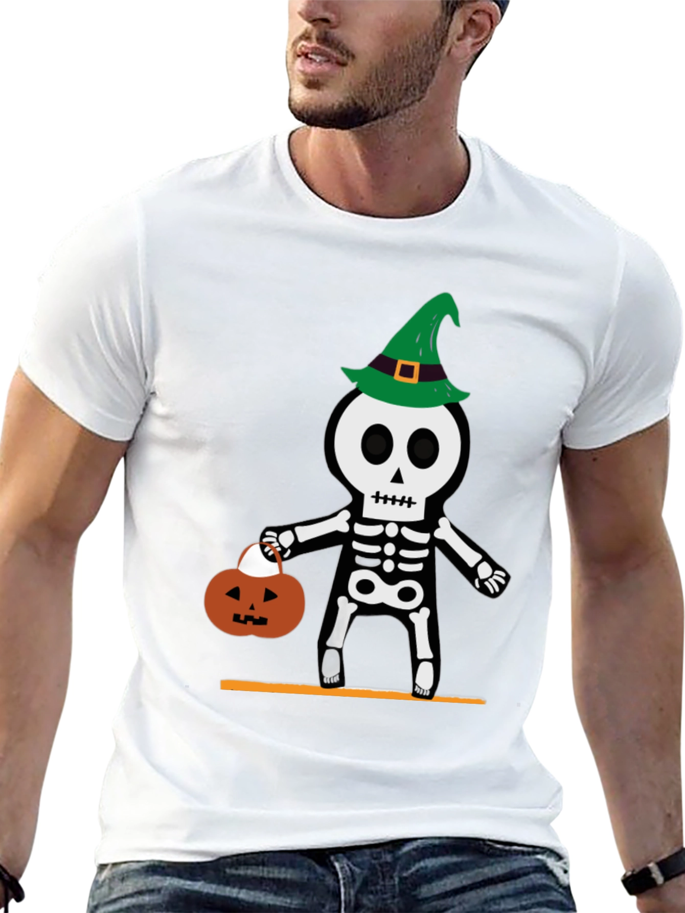 Halloween Skeleton Witch T-Shirt