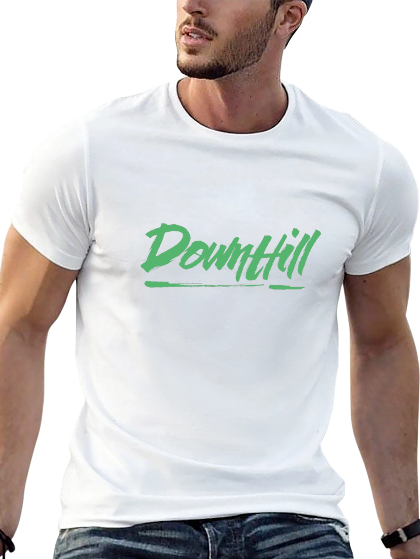 Downhill Graphic T-Shirt - Cool Casual Tee