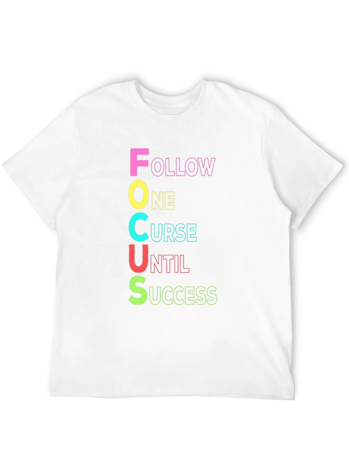 FOCUS Black Graphic Tee - Follow Your Dreams Shirt