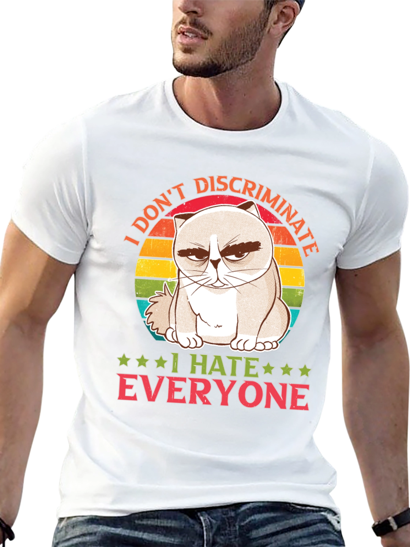 Grumpy Cat I Hate Everyone T-Shirt