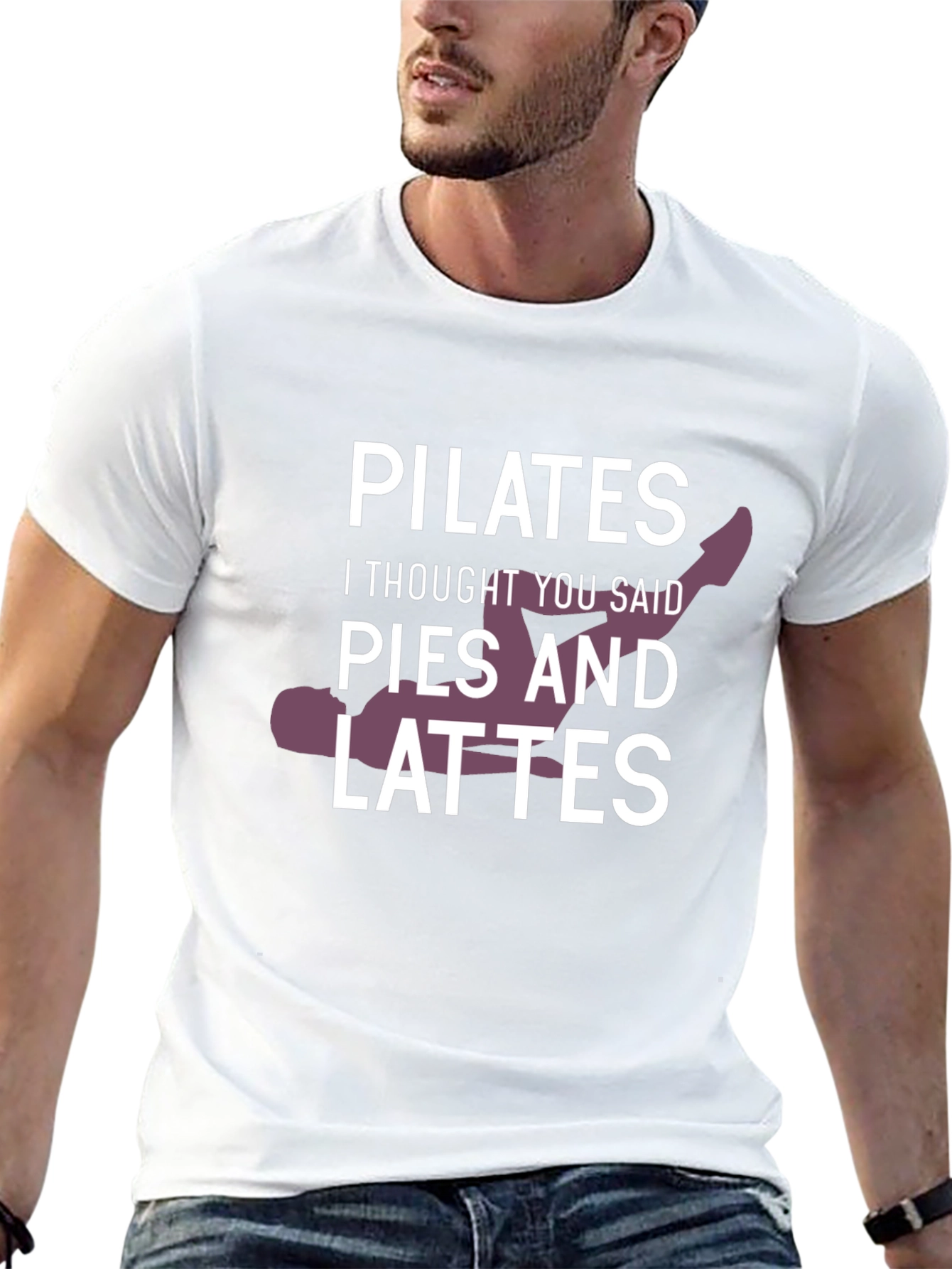 Pilates vs. Pies & Lattes Graphic Tee
