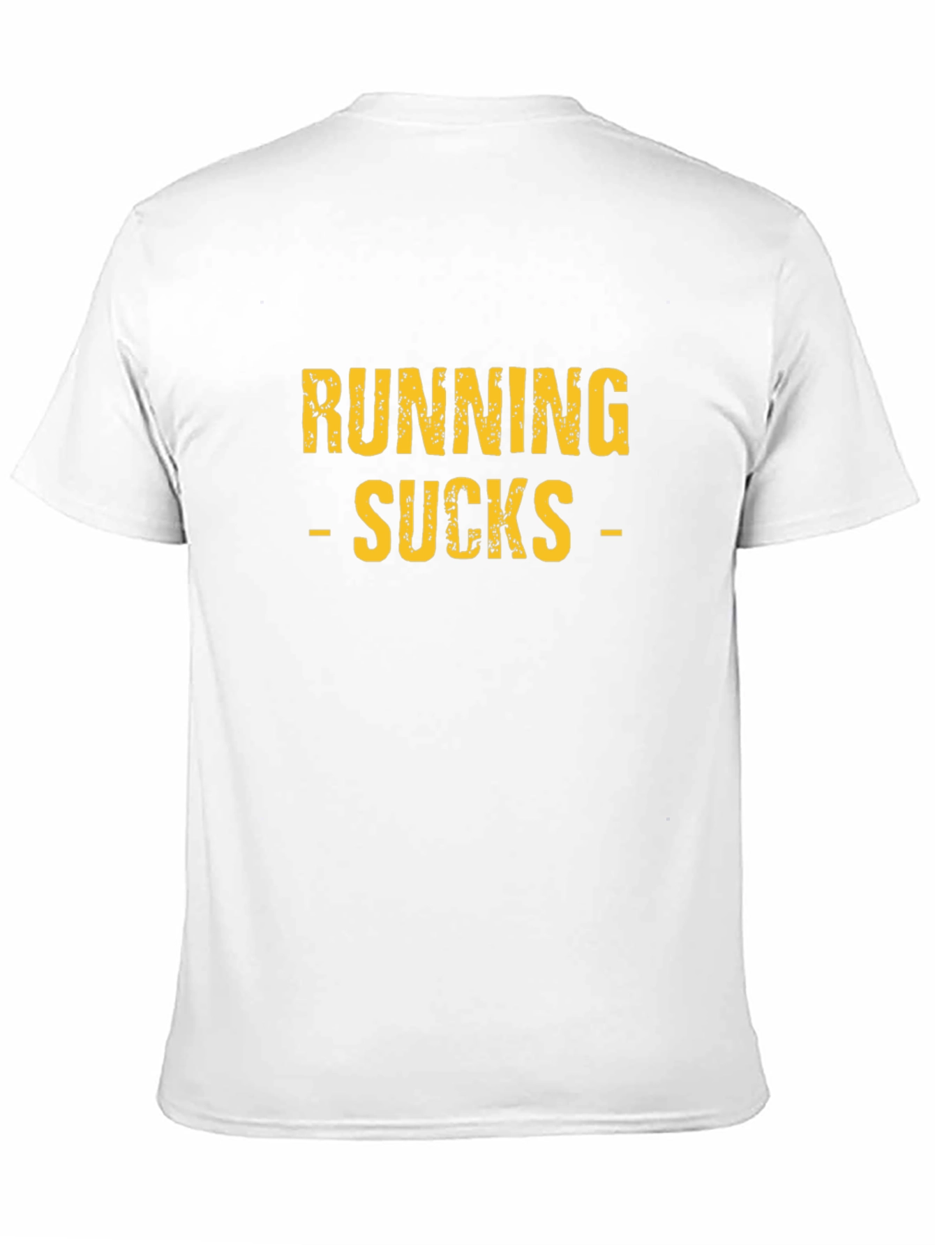 Running Sucks Graphic Tee - Black Cotton T-Shirt