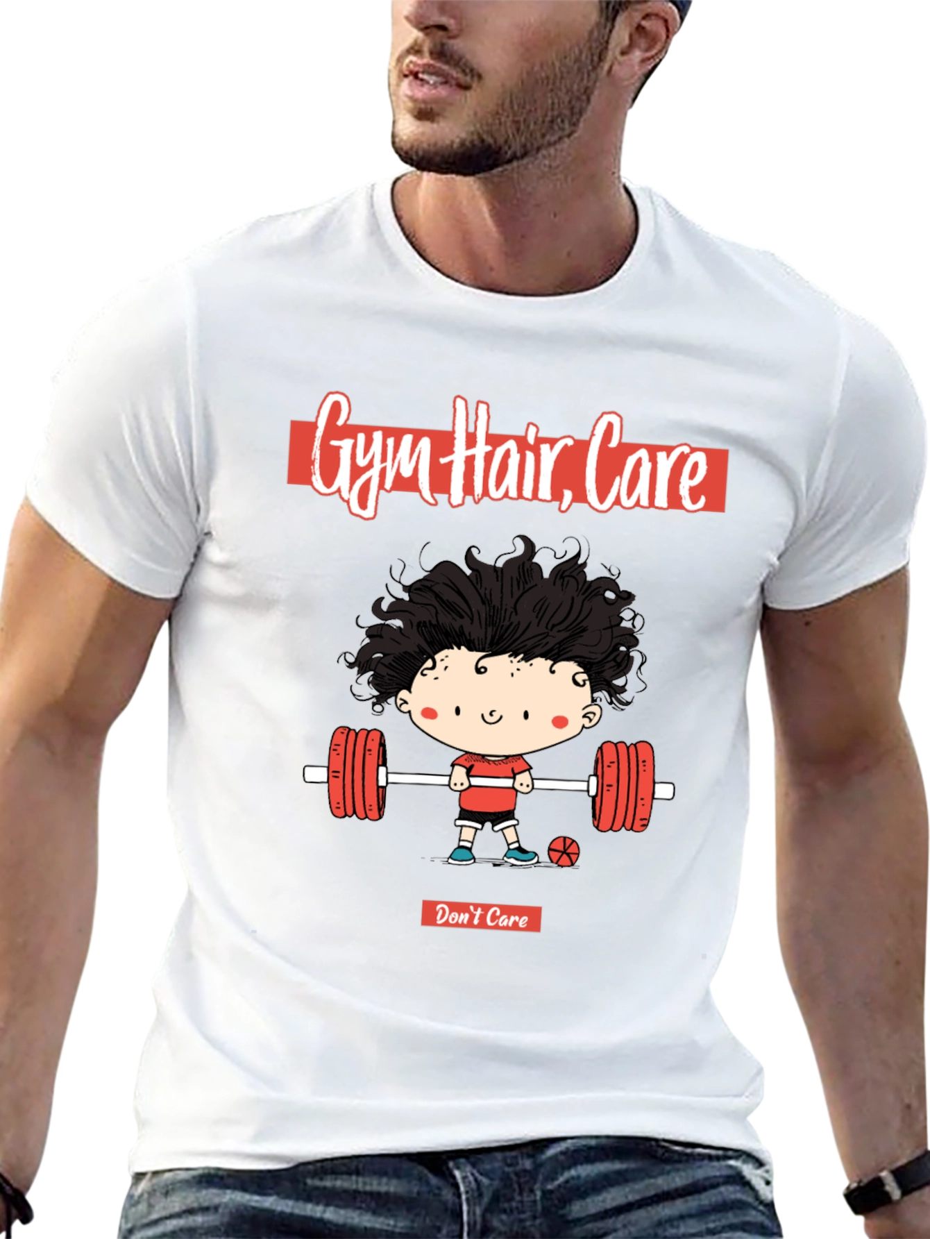 Gym Hair Dont Care - Graphic T-Shirt
