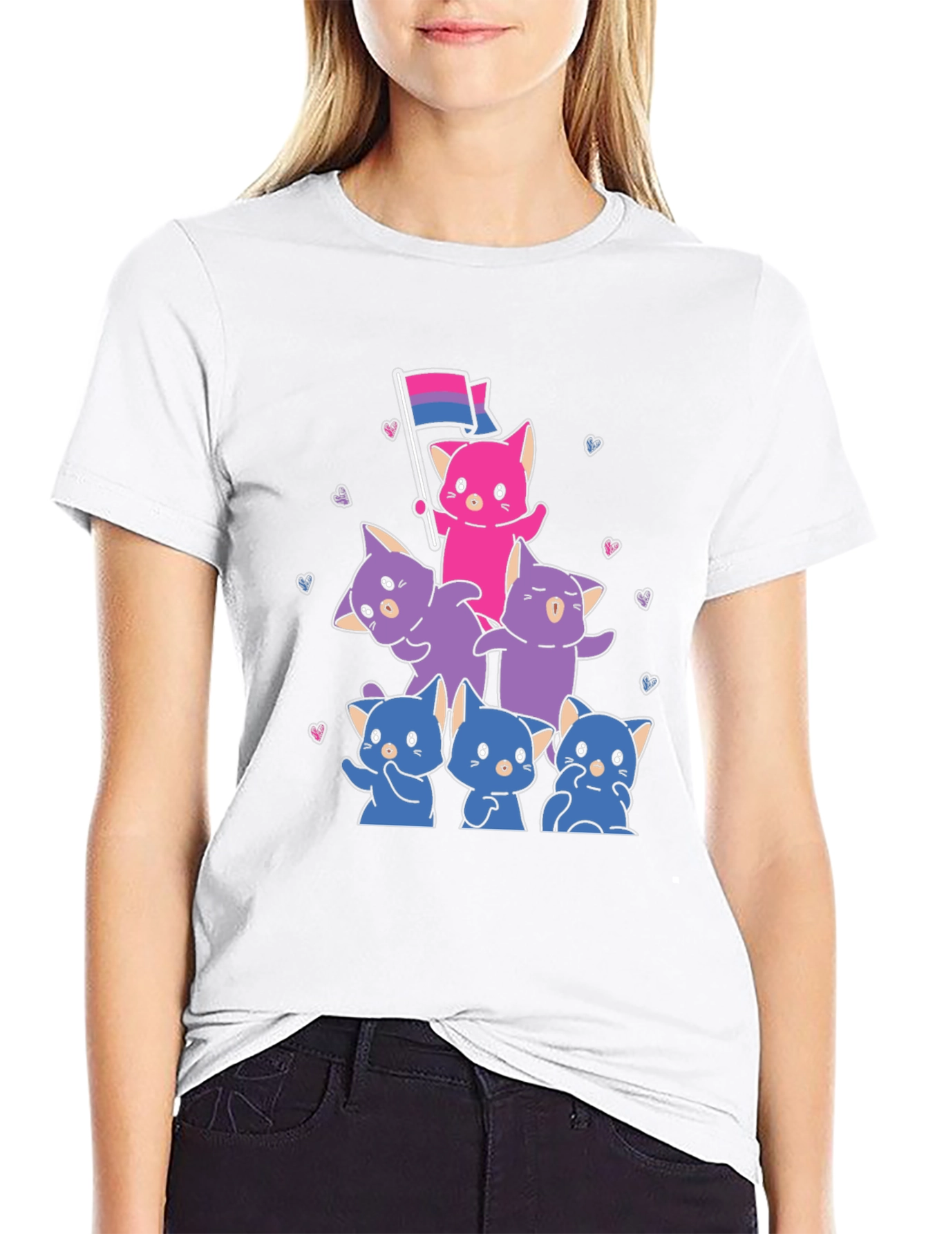 Bisexual Pride Cats T-Shirt