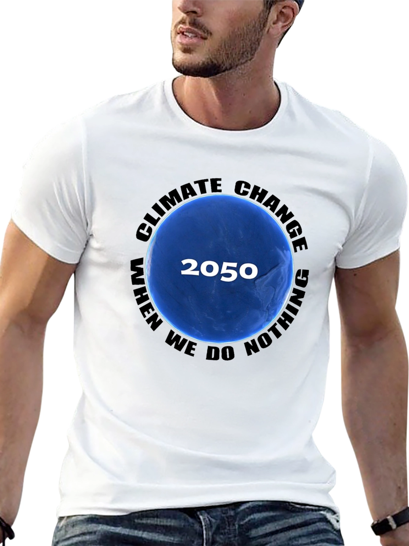 Climate Change 2050 Graphic T-Shirt - Black