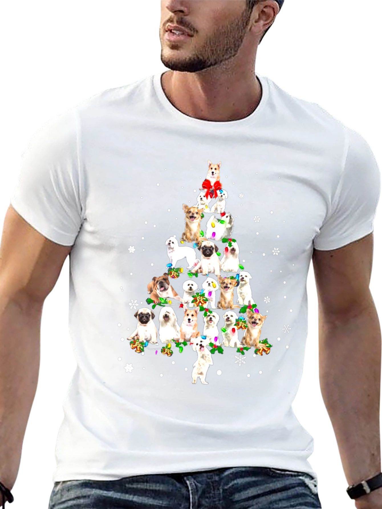 Dog Christmas Tree T-Shirt