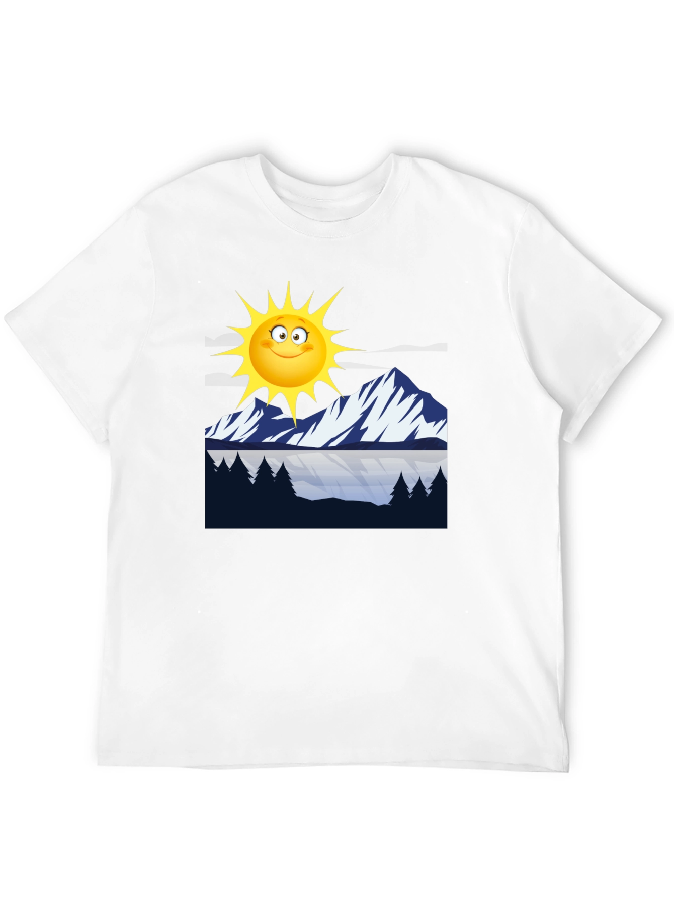 Sun & Mountains Graphic Tee - Relaxed Fit