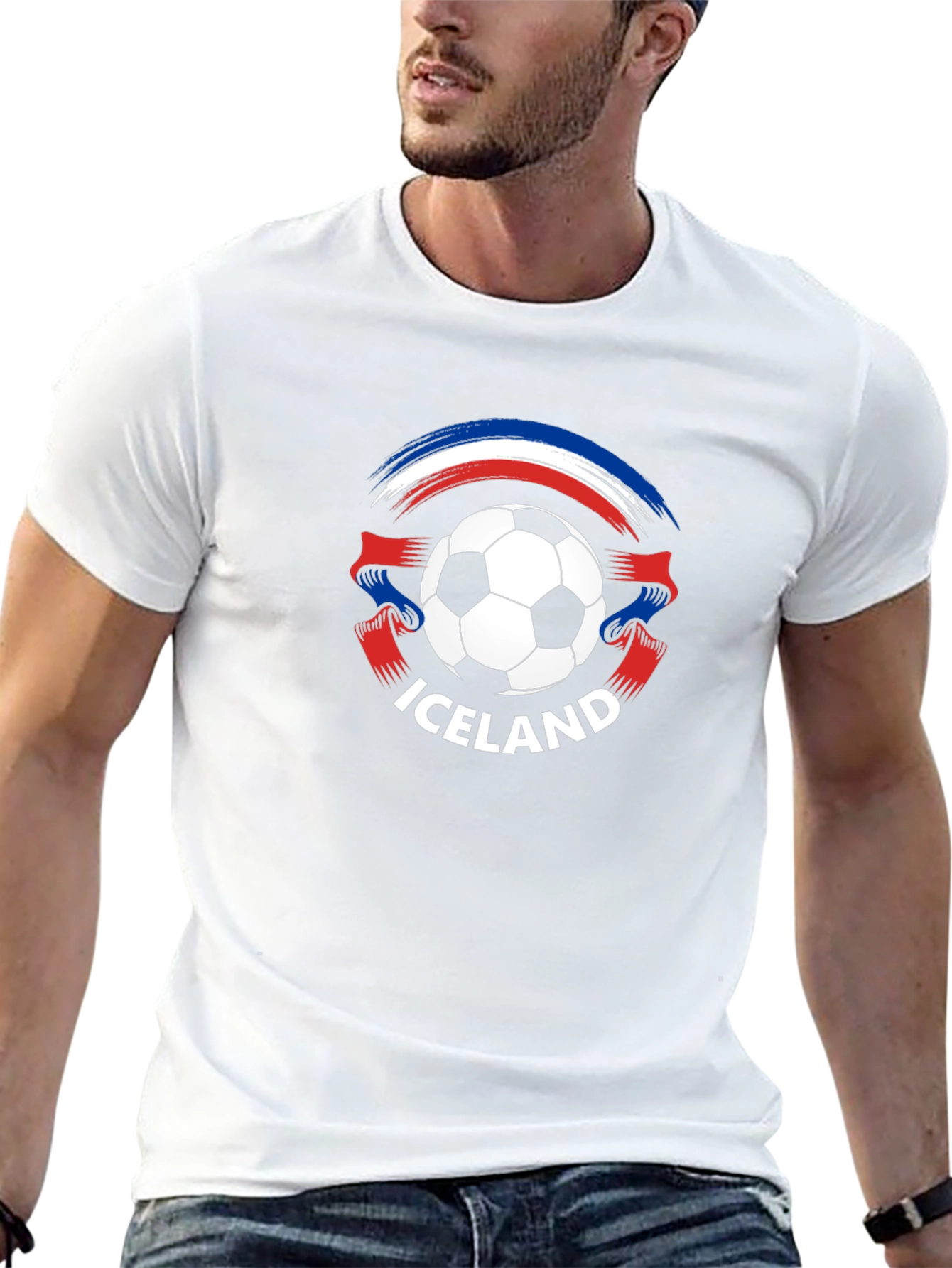 Iceland Soccer T-Shirt | Sports Fan Apparel