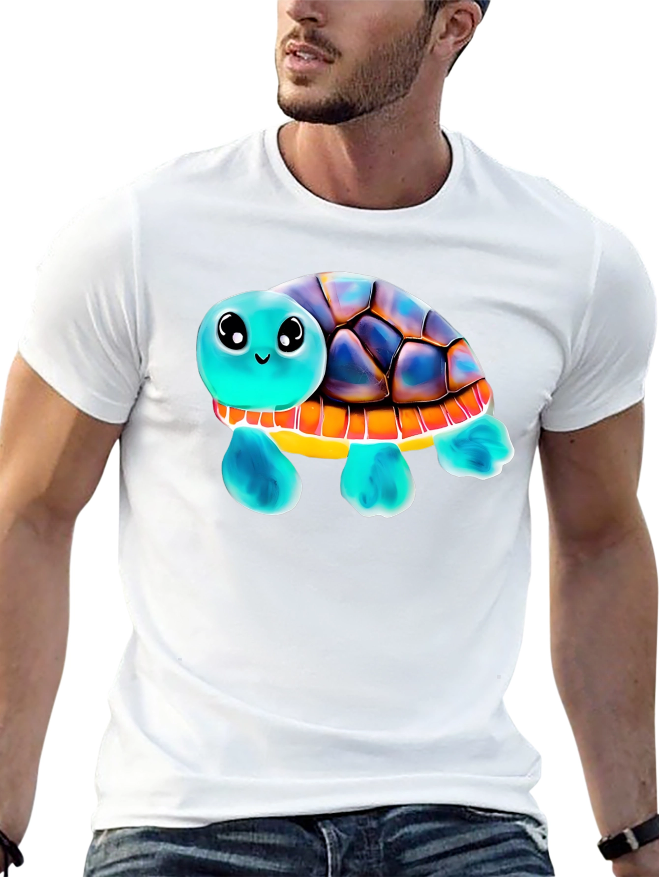 Cute Turtle Graphic Tee