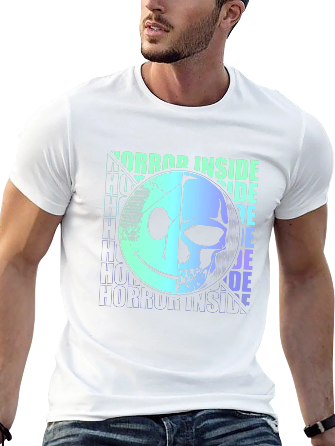 Horror Inside Graphic T-Shirt - Black