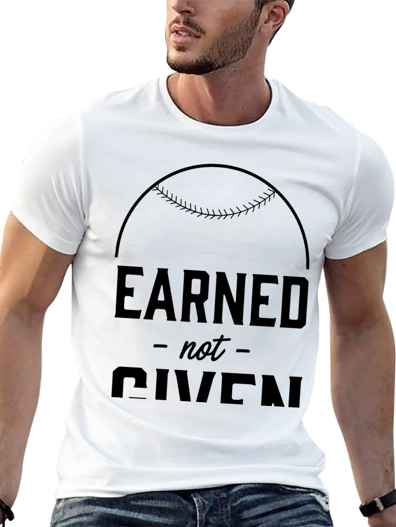 Earned Not Given Baseball Graphic Tee