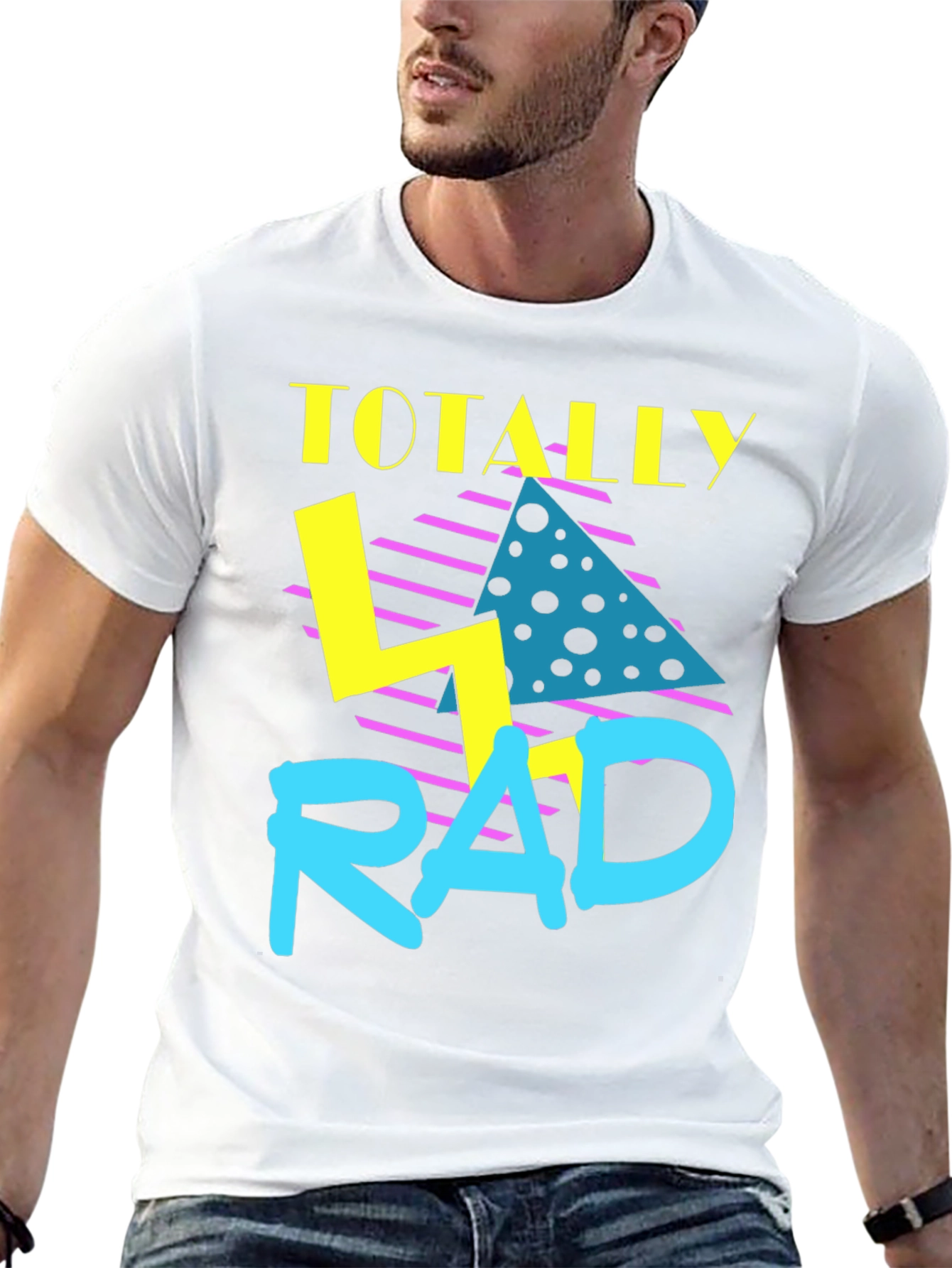 Totally Rad Retro Graphic Tee - 80s Throwback T-Shirt