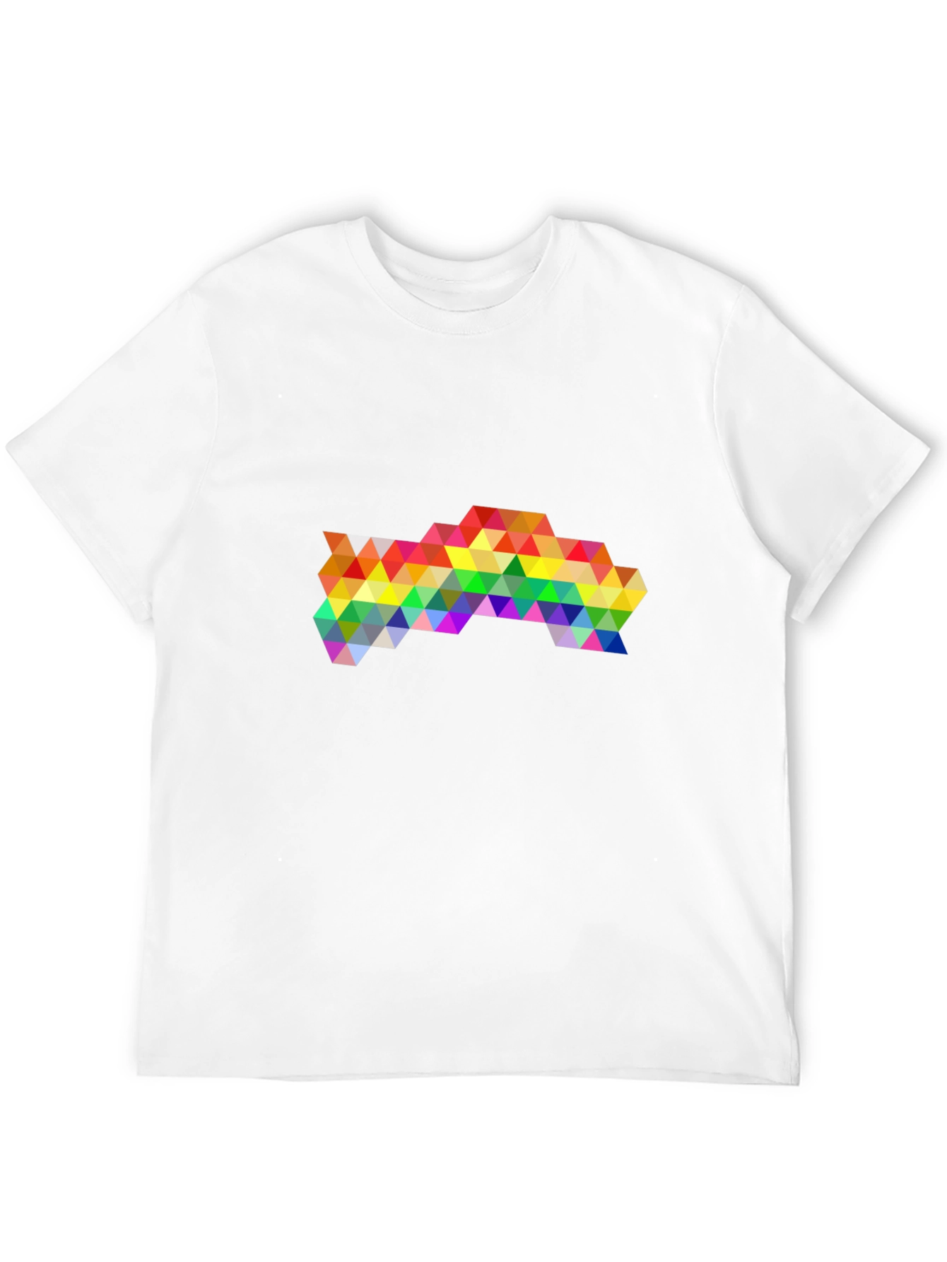 Geometric Rainbow Triangle T-Shirt