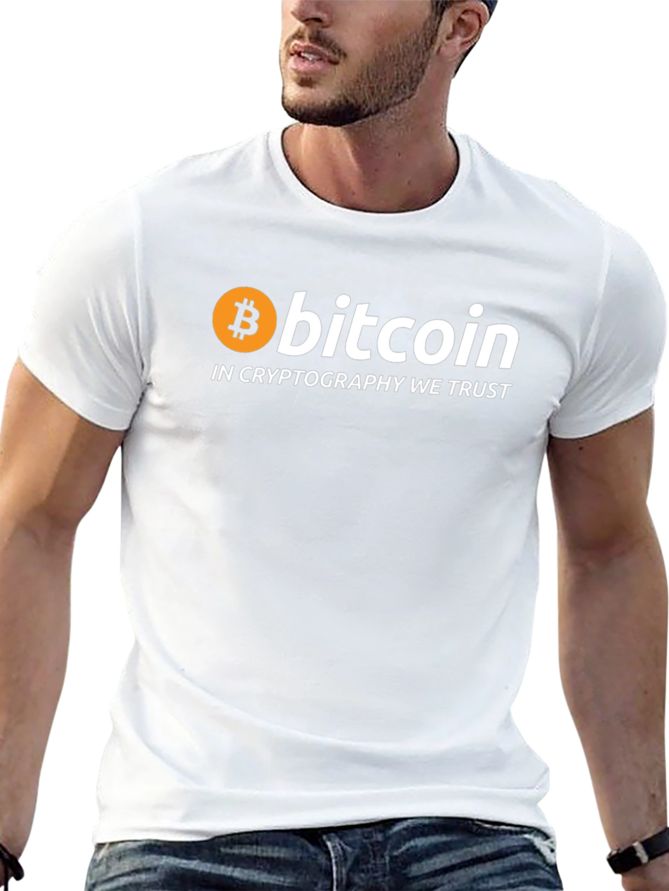 Bitcoin Crypto T-Shirt - In Cryptography We Trust
