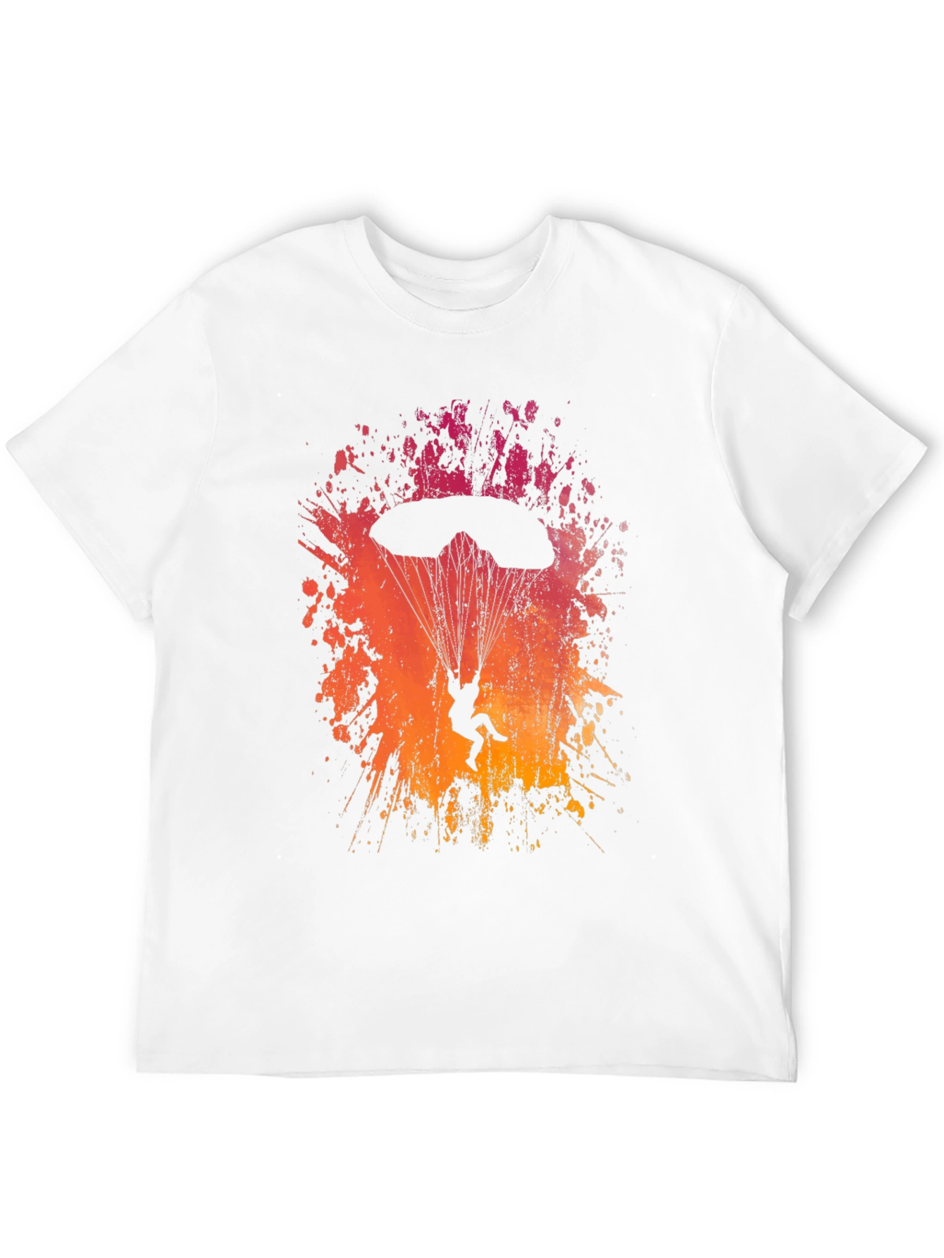 Paragliding Silhouette Graphic Tee