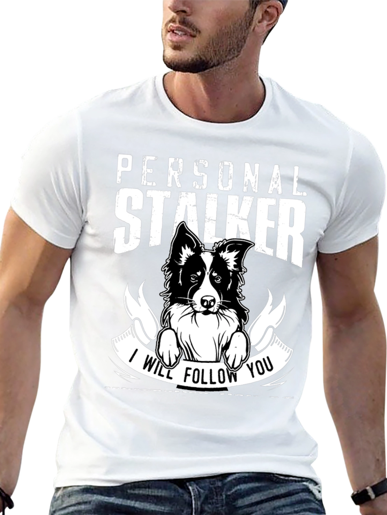 Personal Stalker Dog T-Shirt