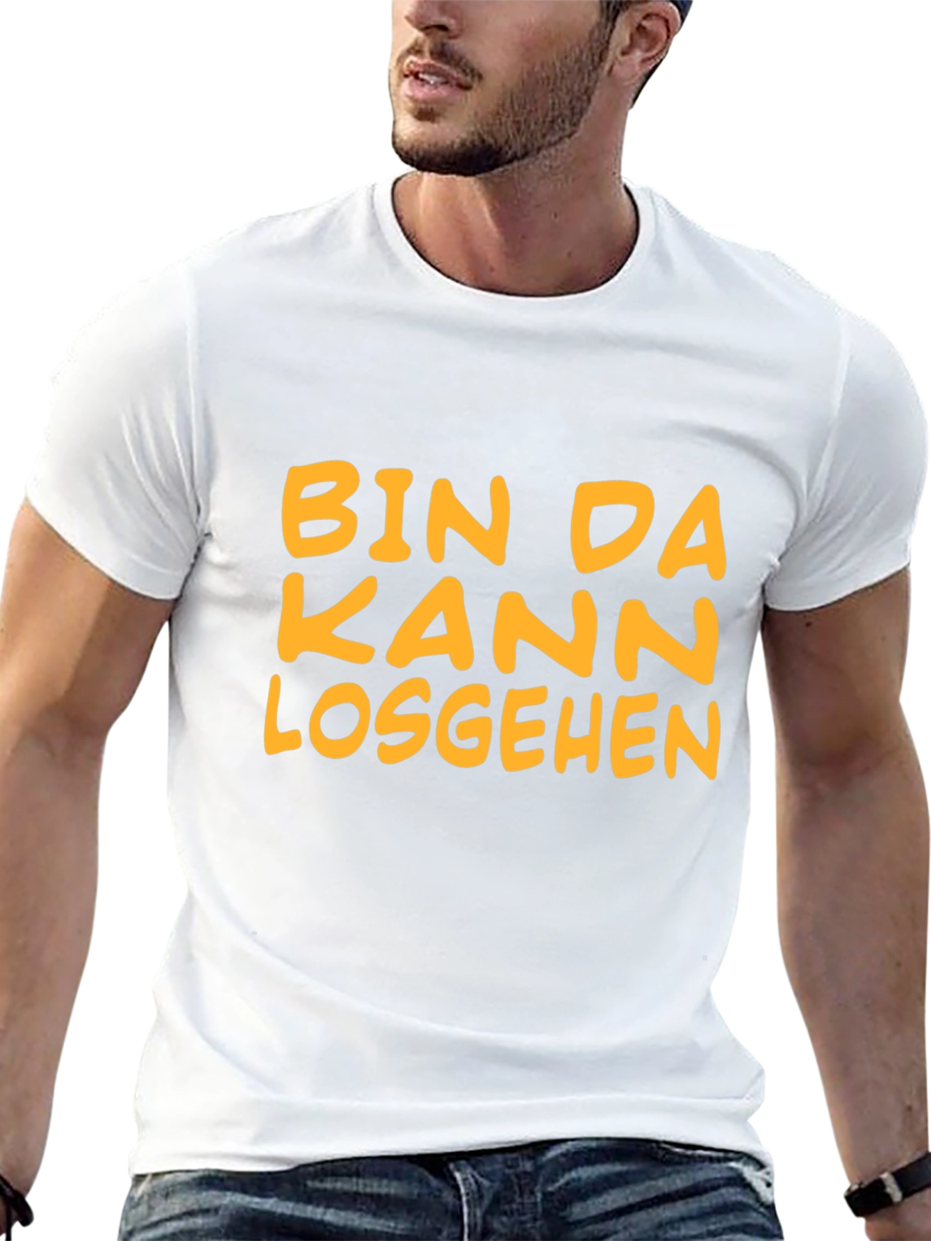 Bin Da Kann Losgehen Black T-Shirt