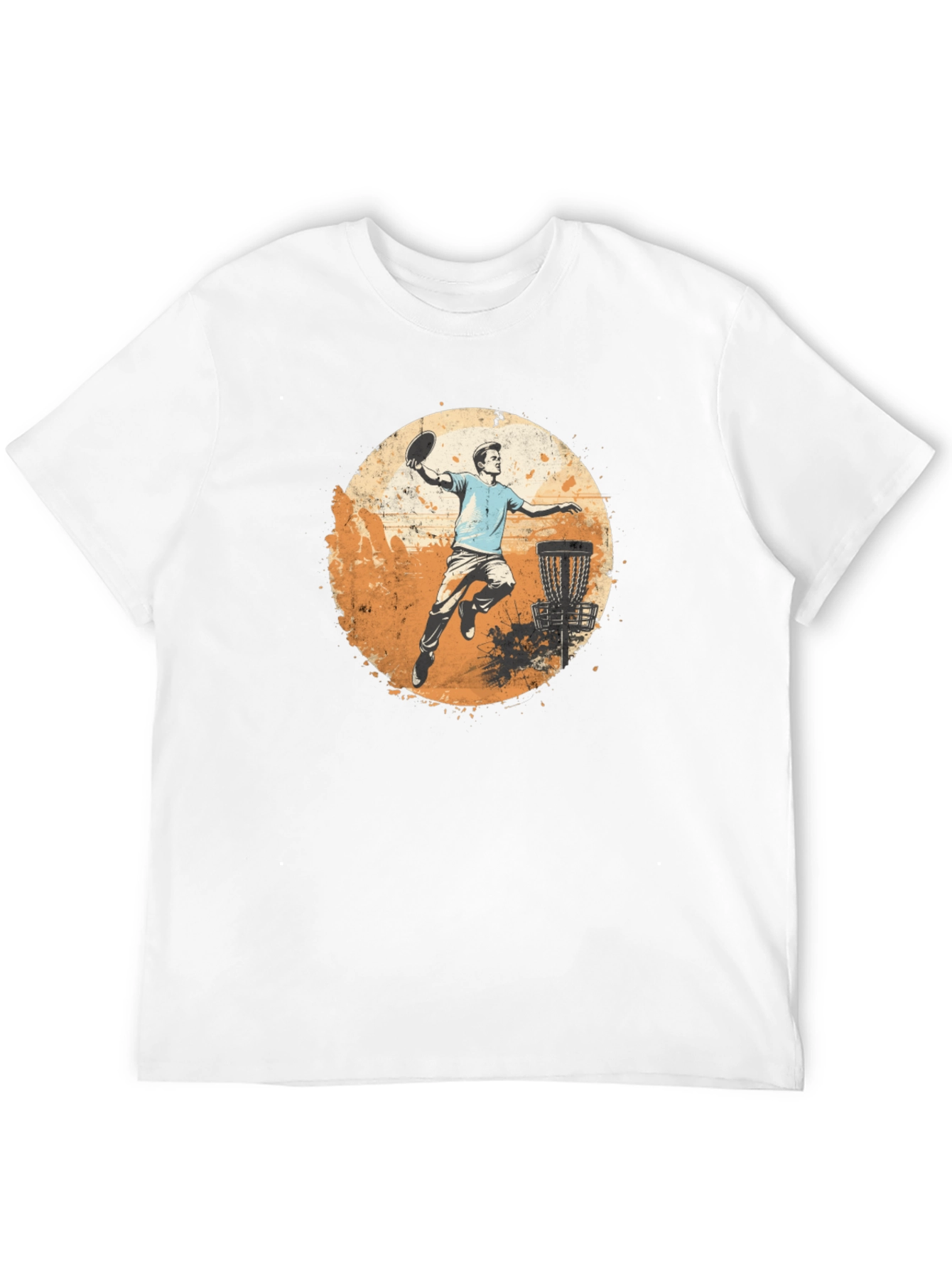 Disc Golf Throw T-Shirt - Black Graphic Tee