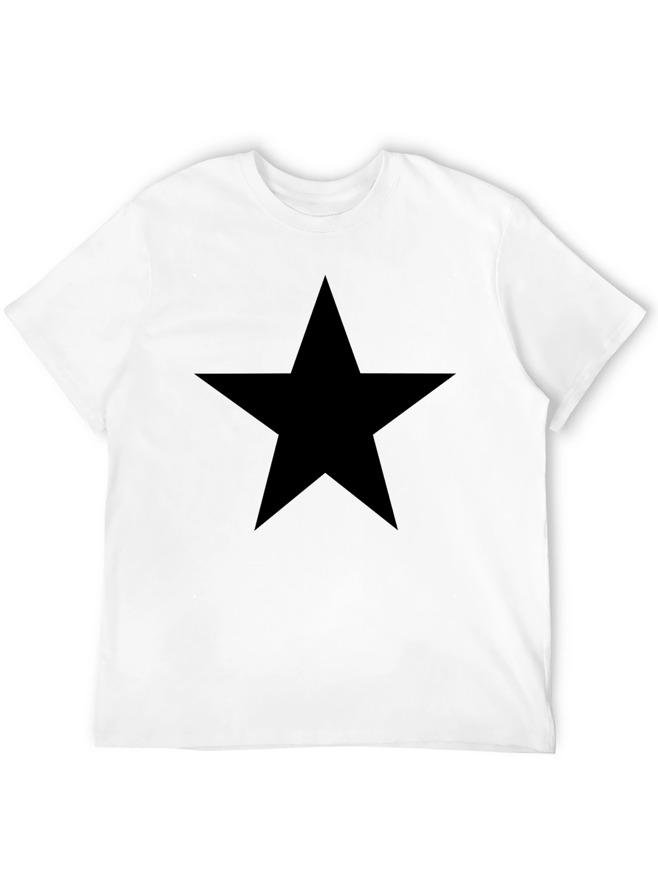 Black Star Graphic Tee - Modern Casual Style