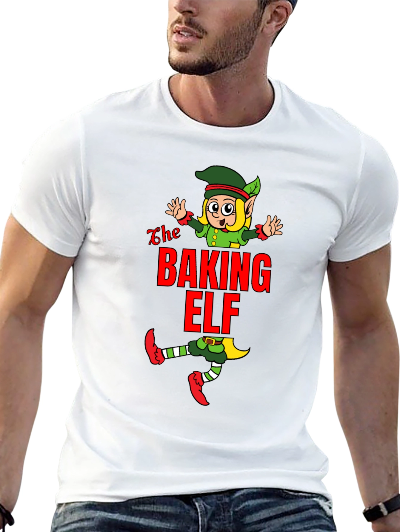 Baking Elf Black T-Shirt