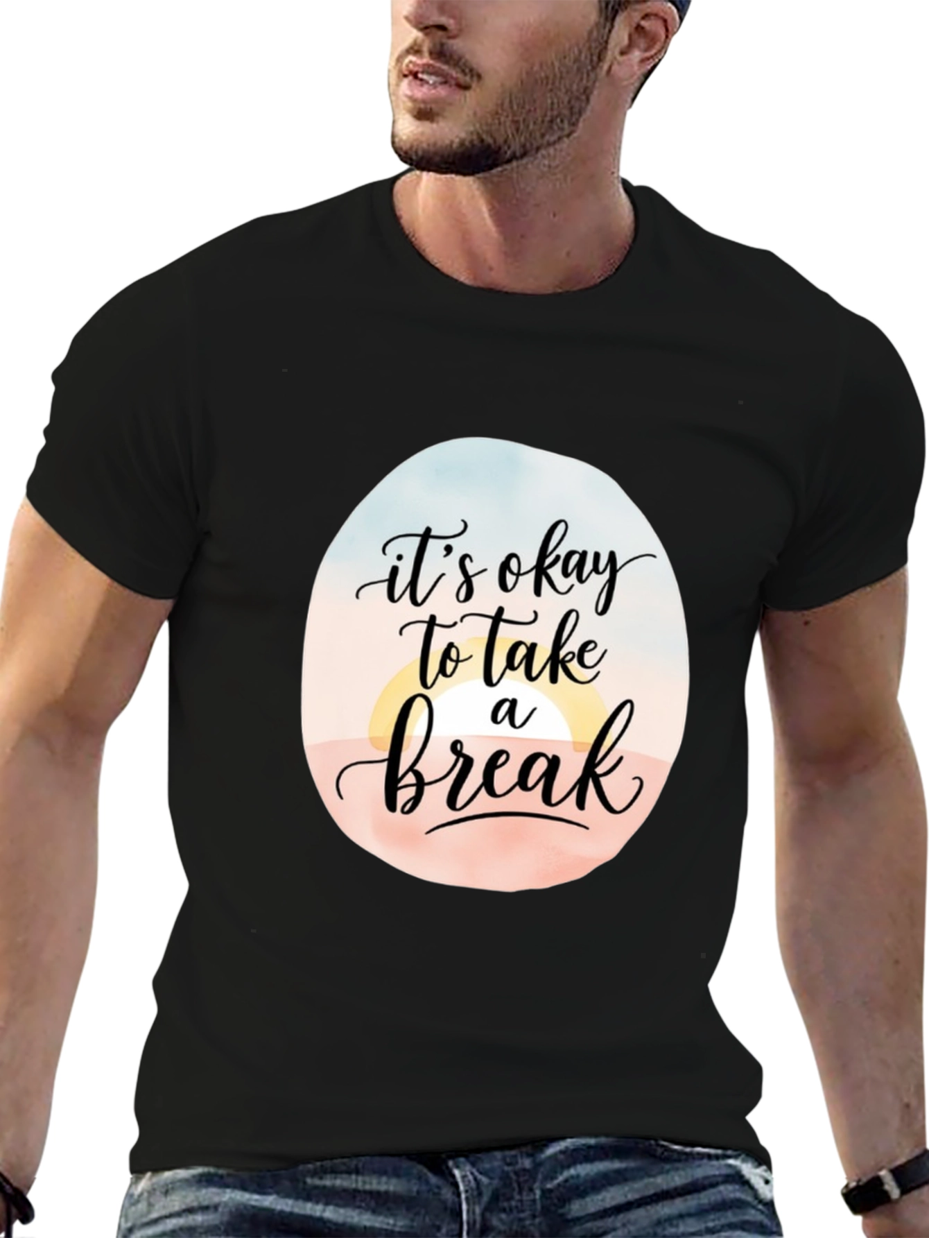 Relaxed Fit Its Okay to Take a Break T-Shirt