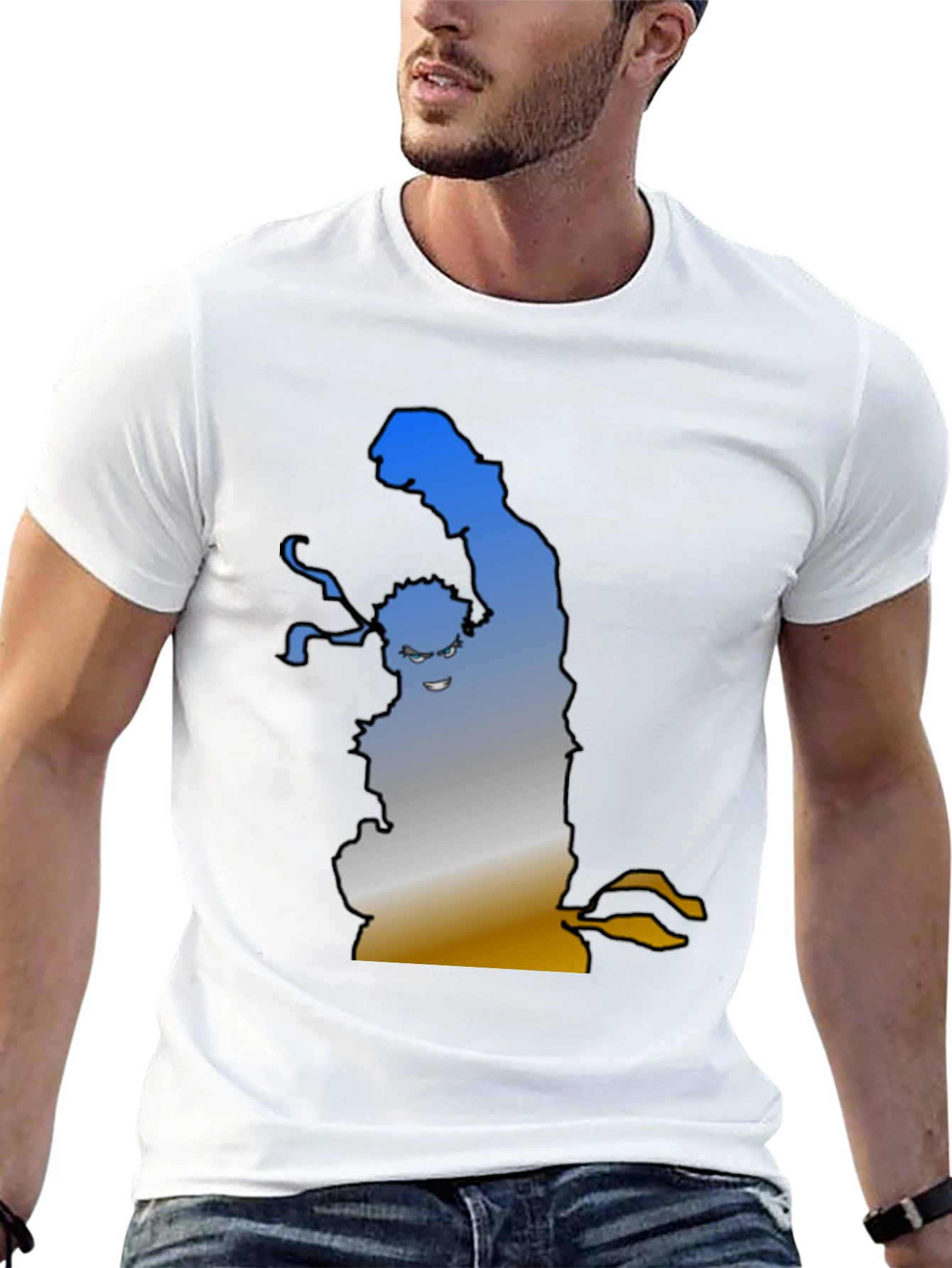 Funny Evil Cartoon Graphic T-Shirt
