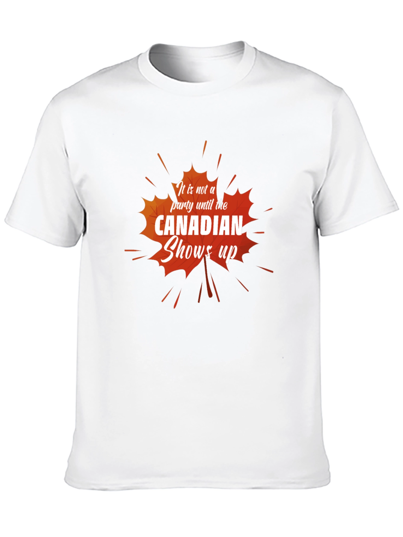 Canadian Party Maple Leaf T-Shirt