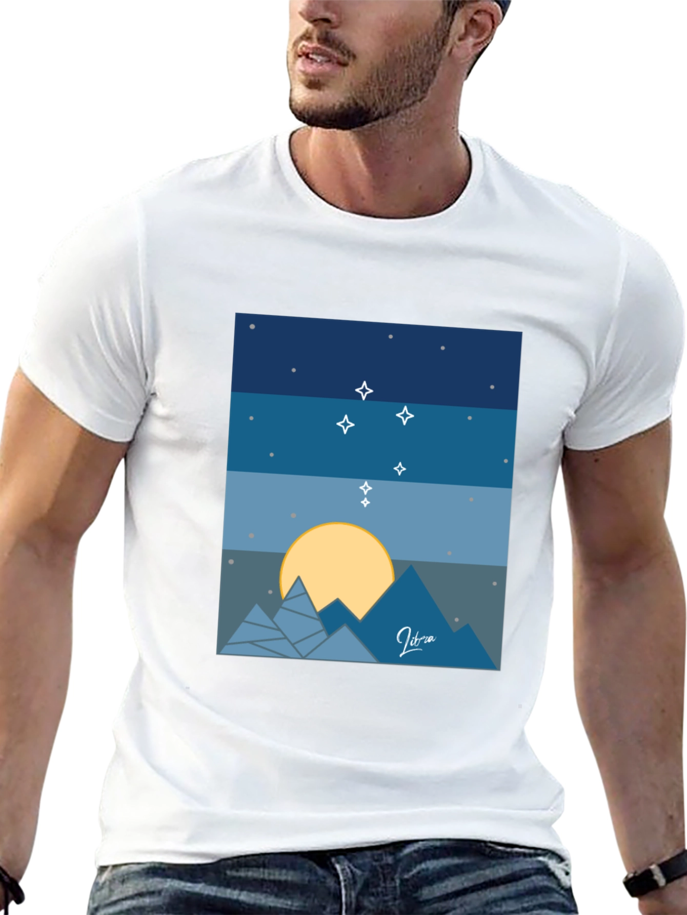 Libra Constellation Graphic Tee - Stylish Zodiac Shirt