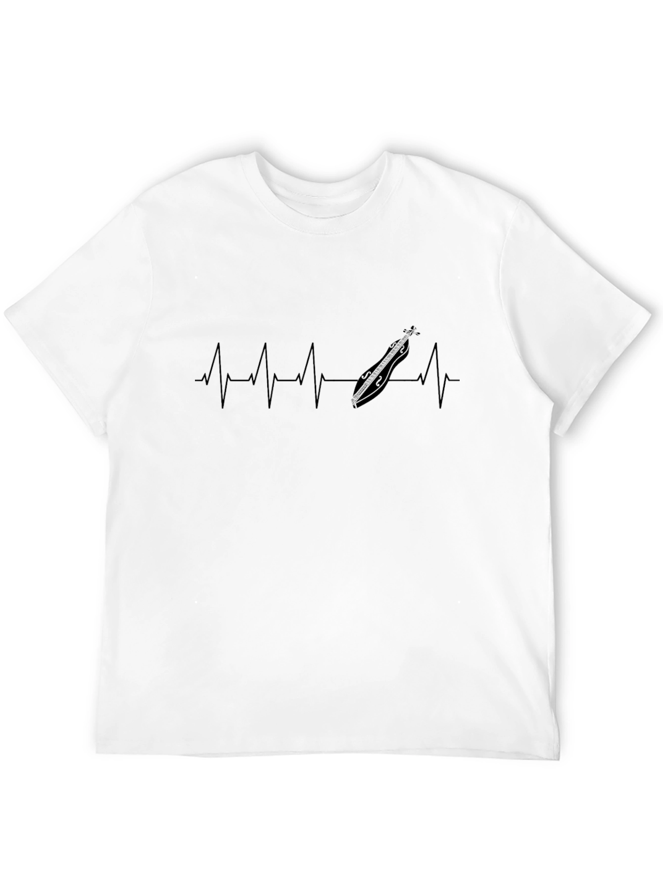 Heartbeat Dulcimer T-Shirt - Music Lover Tee
