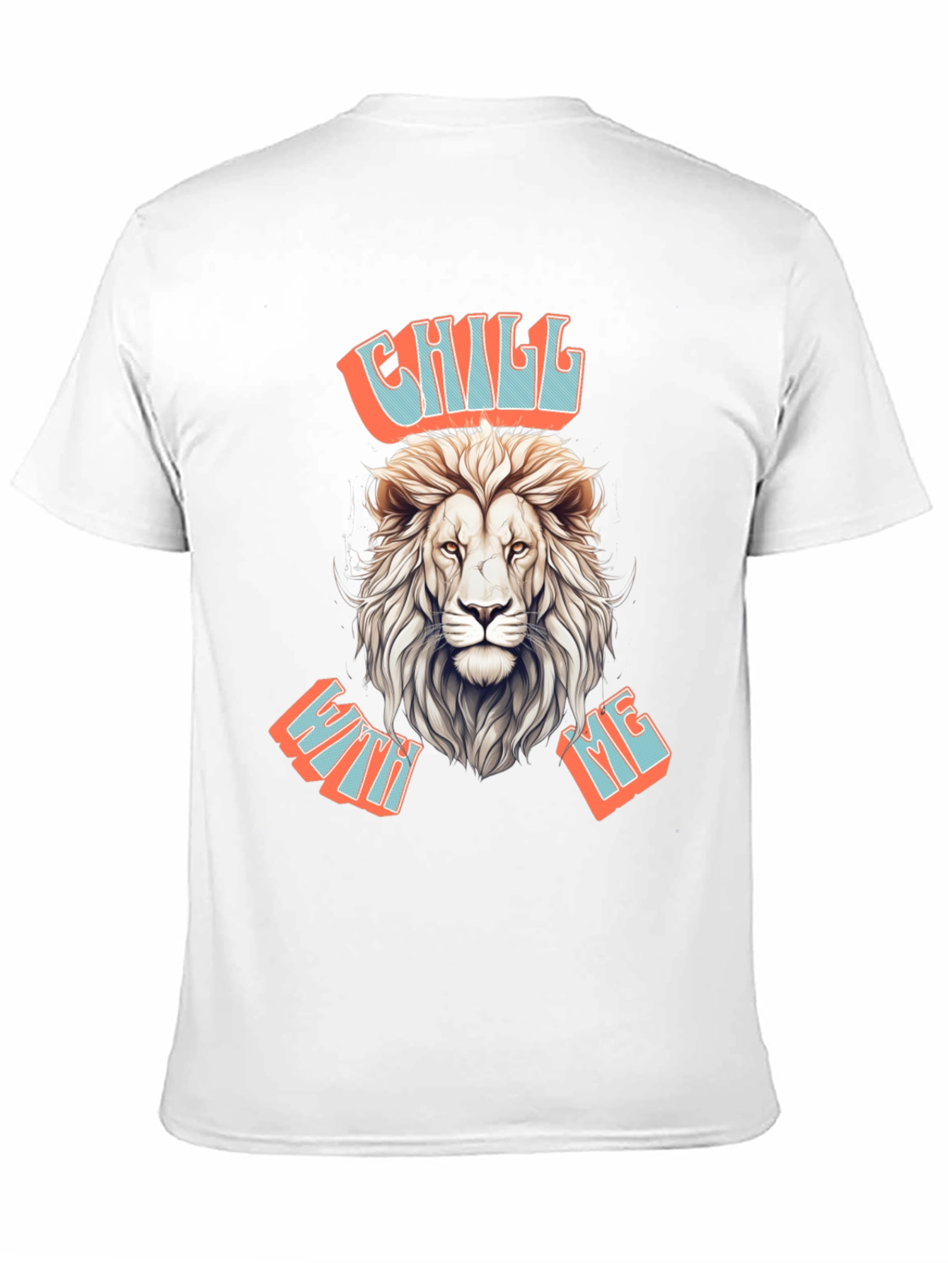 Chill With Me Lion Graphic Tee