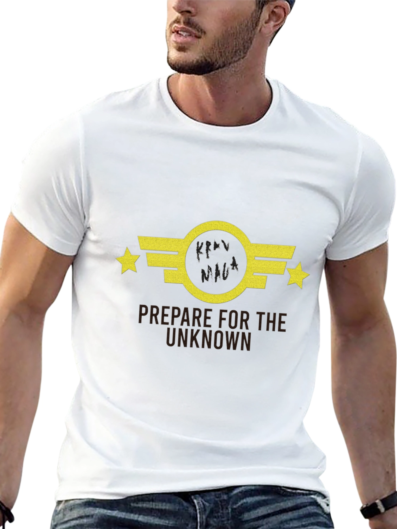 Krav Maga Prepare for Unknown Black T-Shirt