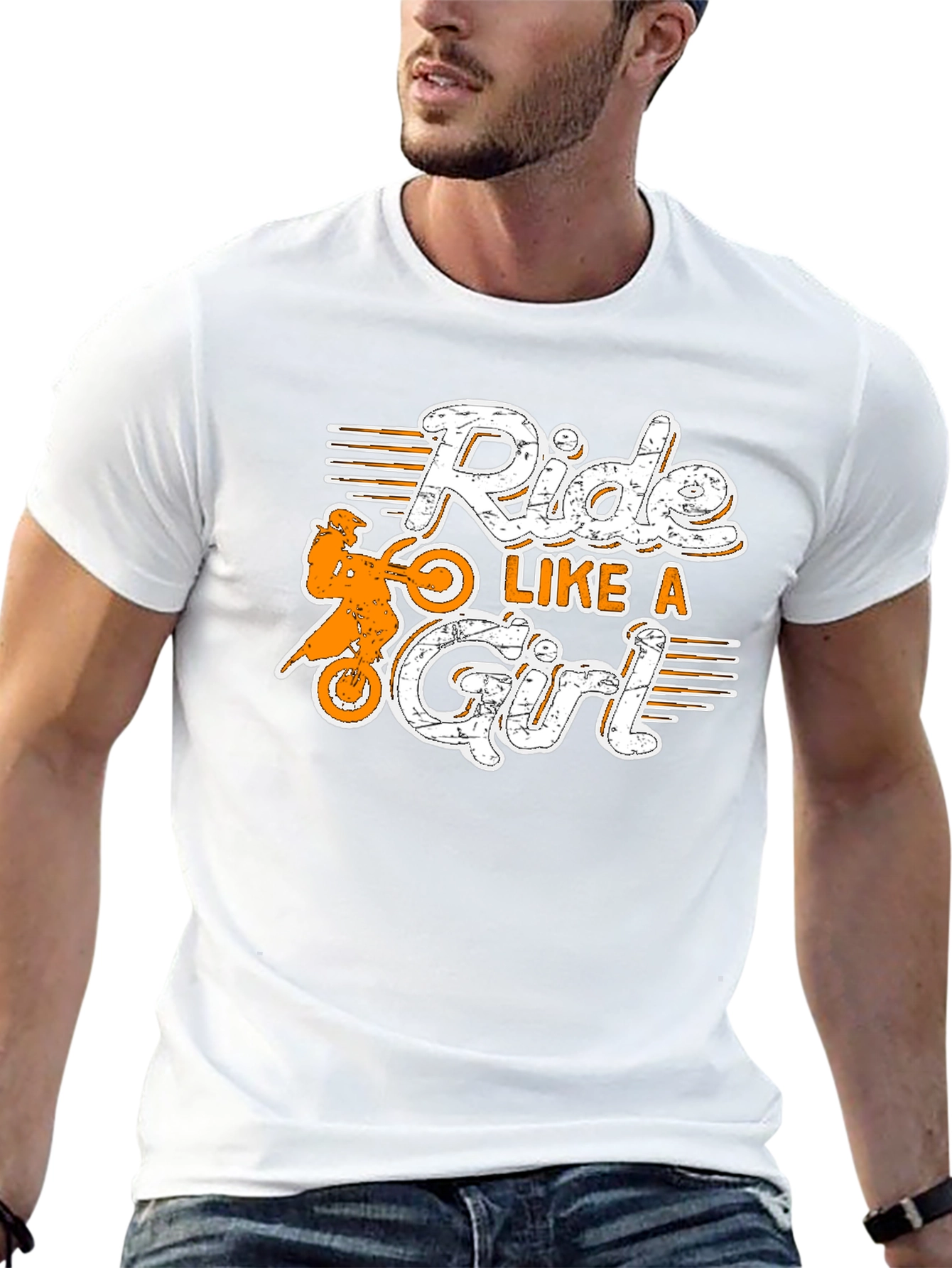 Ride Like A Girl T-Shirt - Motocross Tee