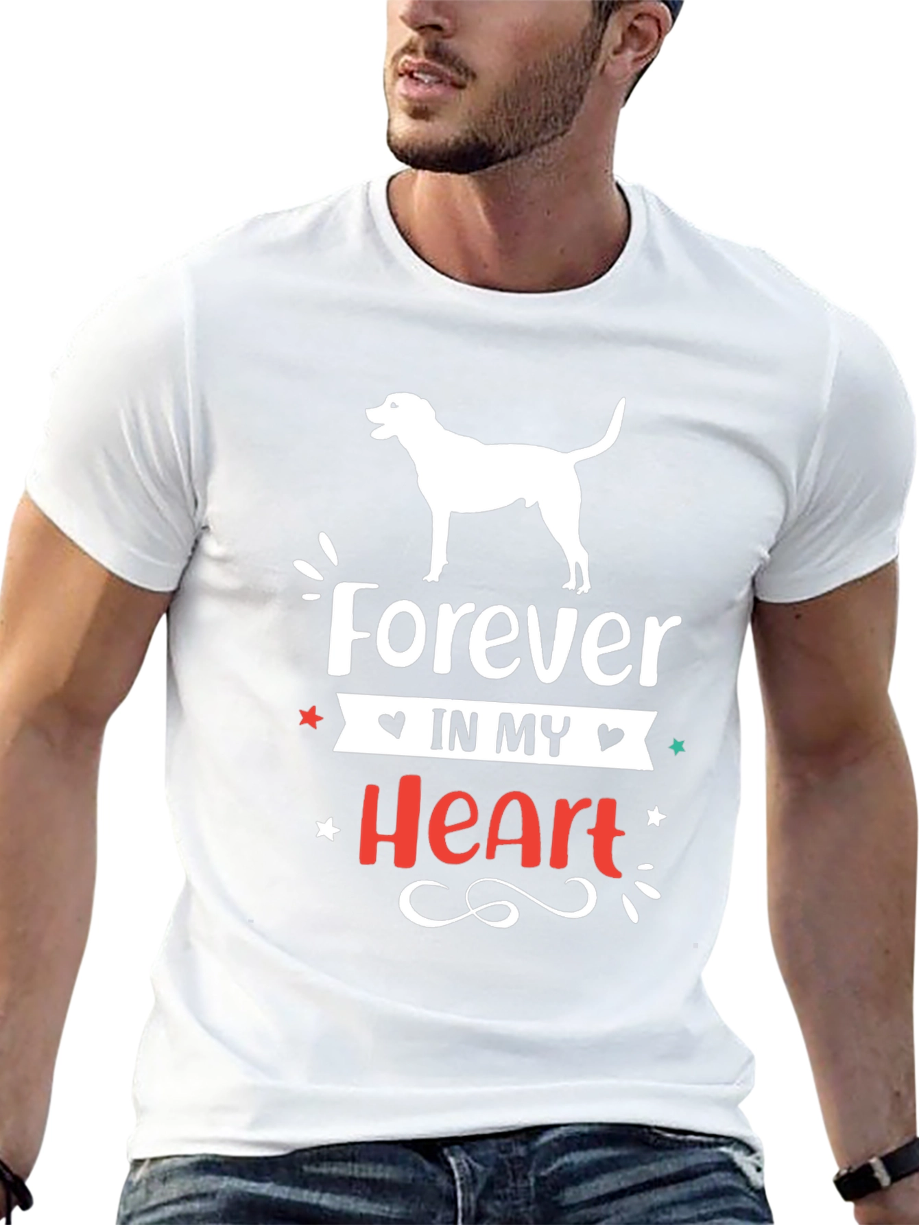 Forever in My Heart Dog Graphic Tee