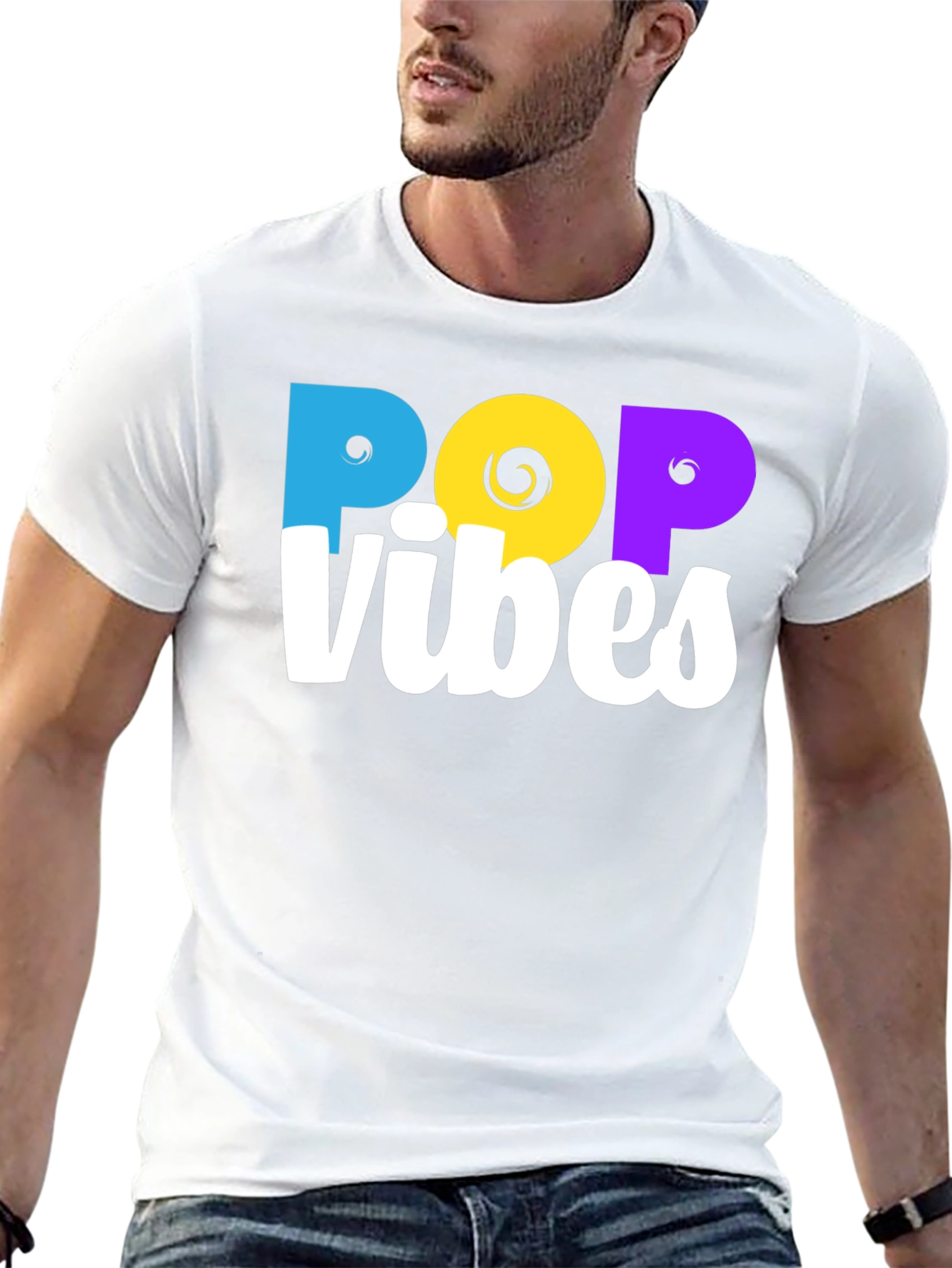 Pop Vibes Graphic Tee - Trendy Design