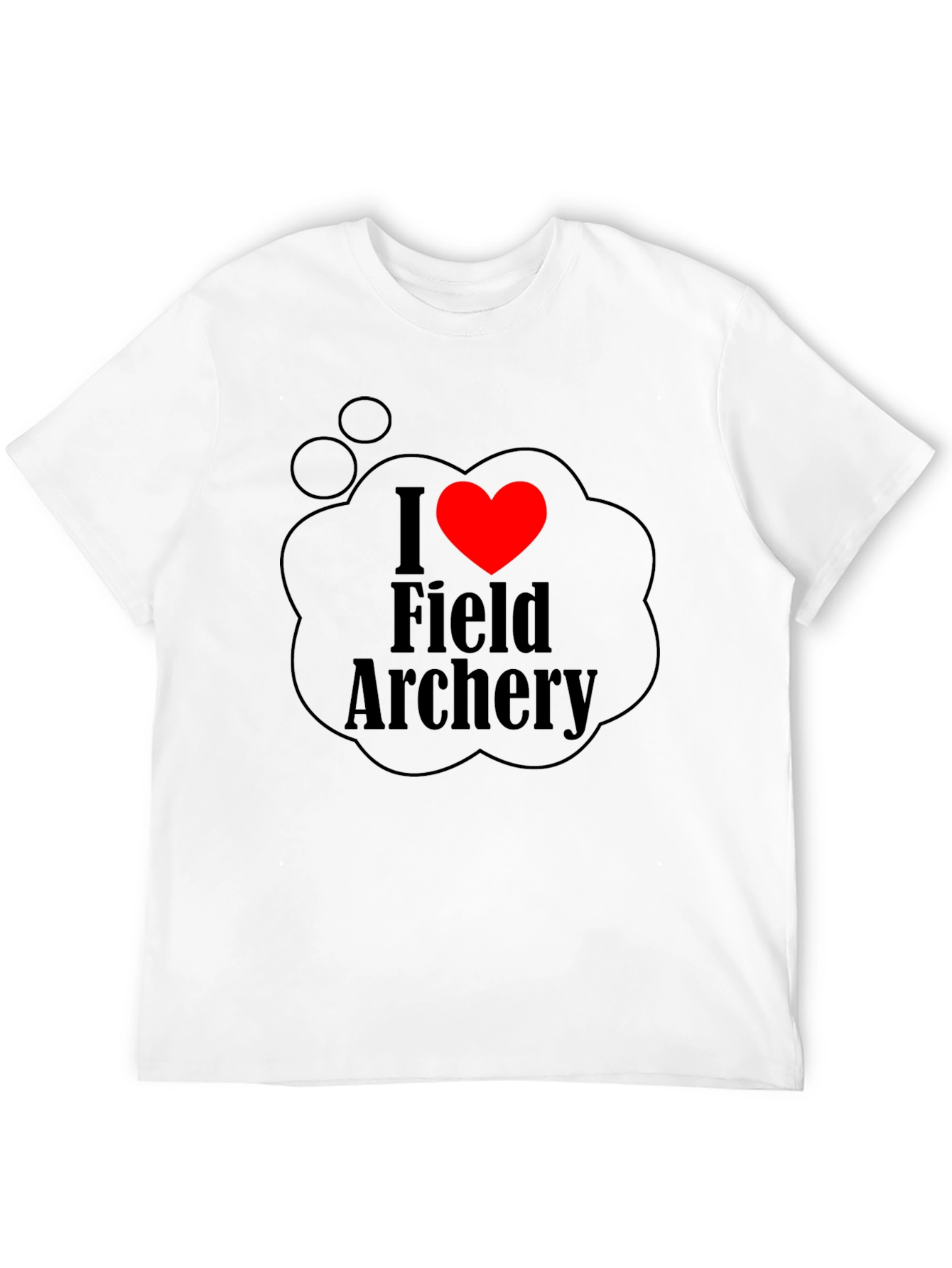 I Heart Field Archery T-Shirt - Black