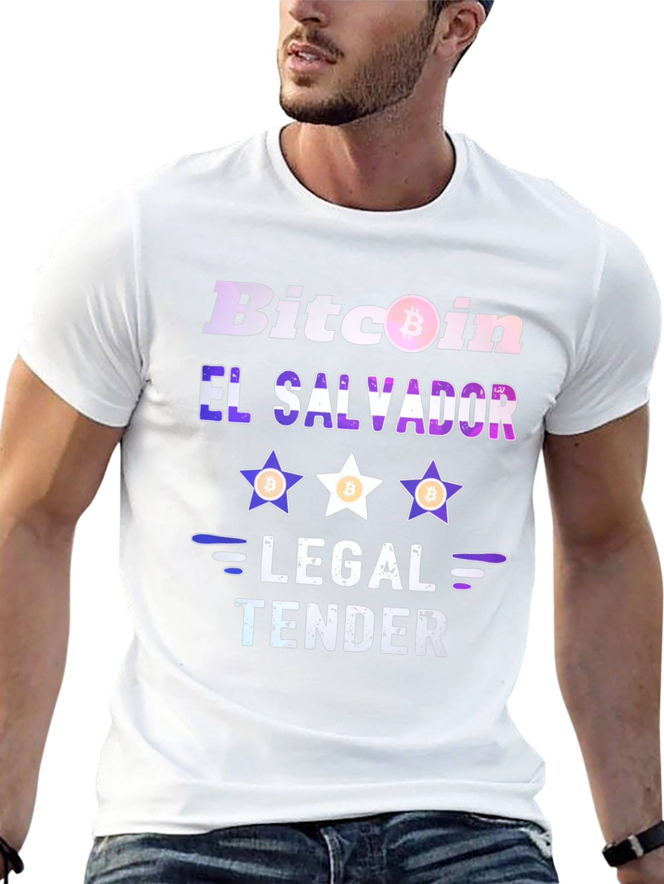 Bitcoin El Salvador Legal Tender Graphic Tee