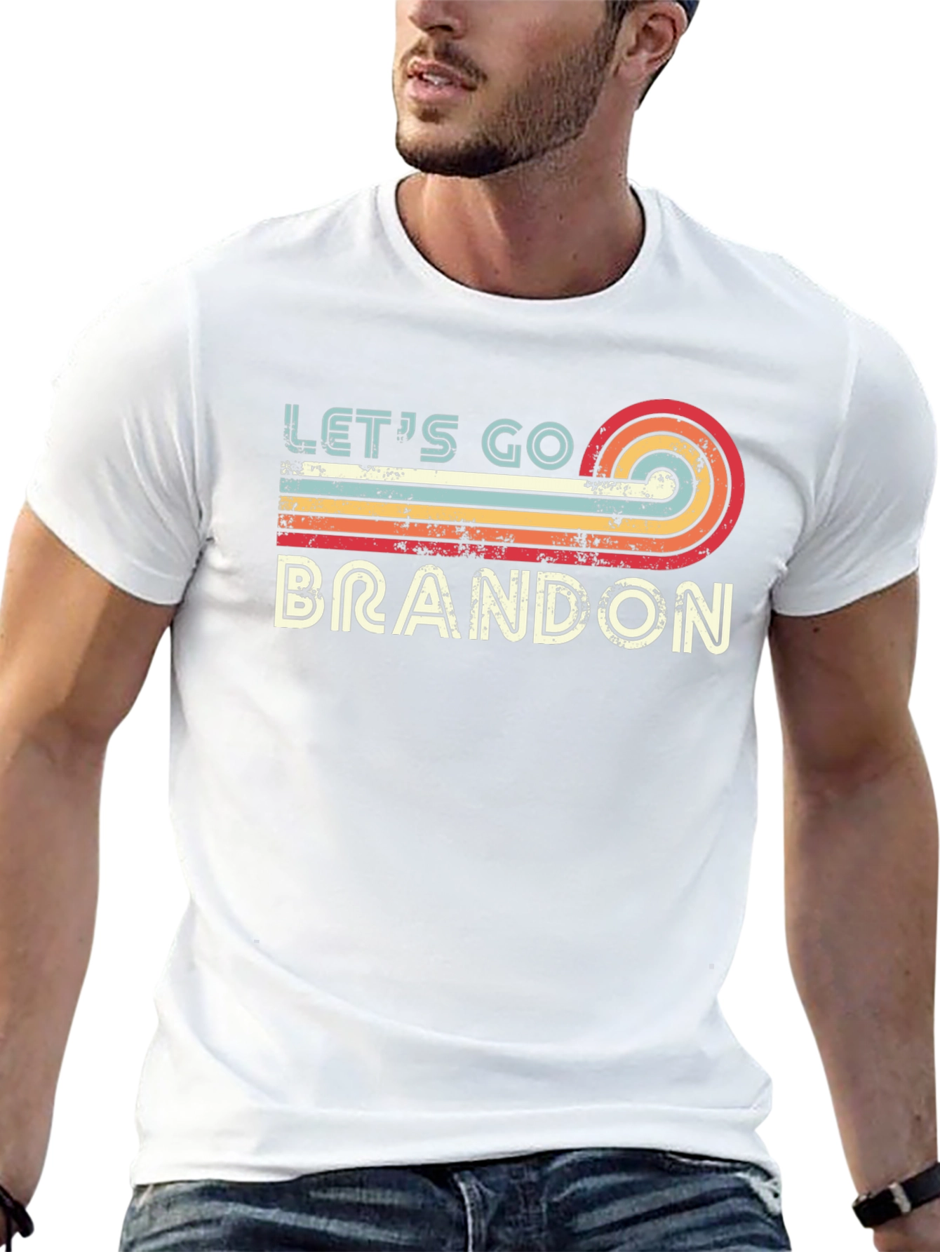 Lets Go Brandon Retro T-Shirt