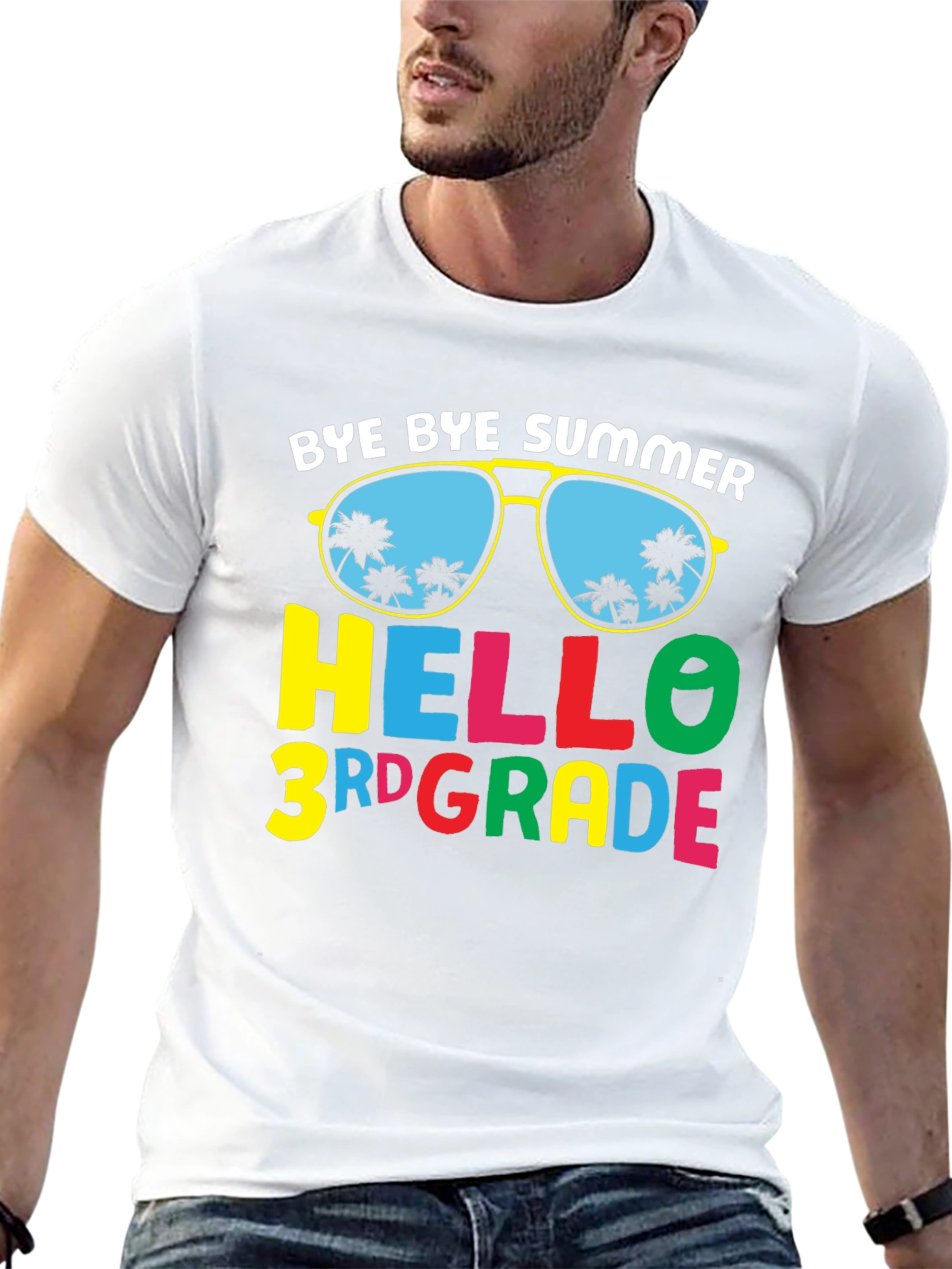 Bye Bye Summer Hello 3rd Grade T-Shirt