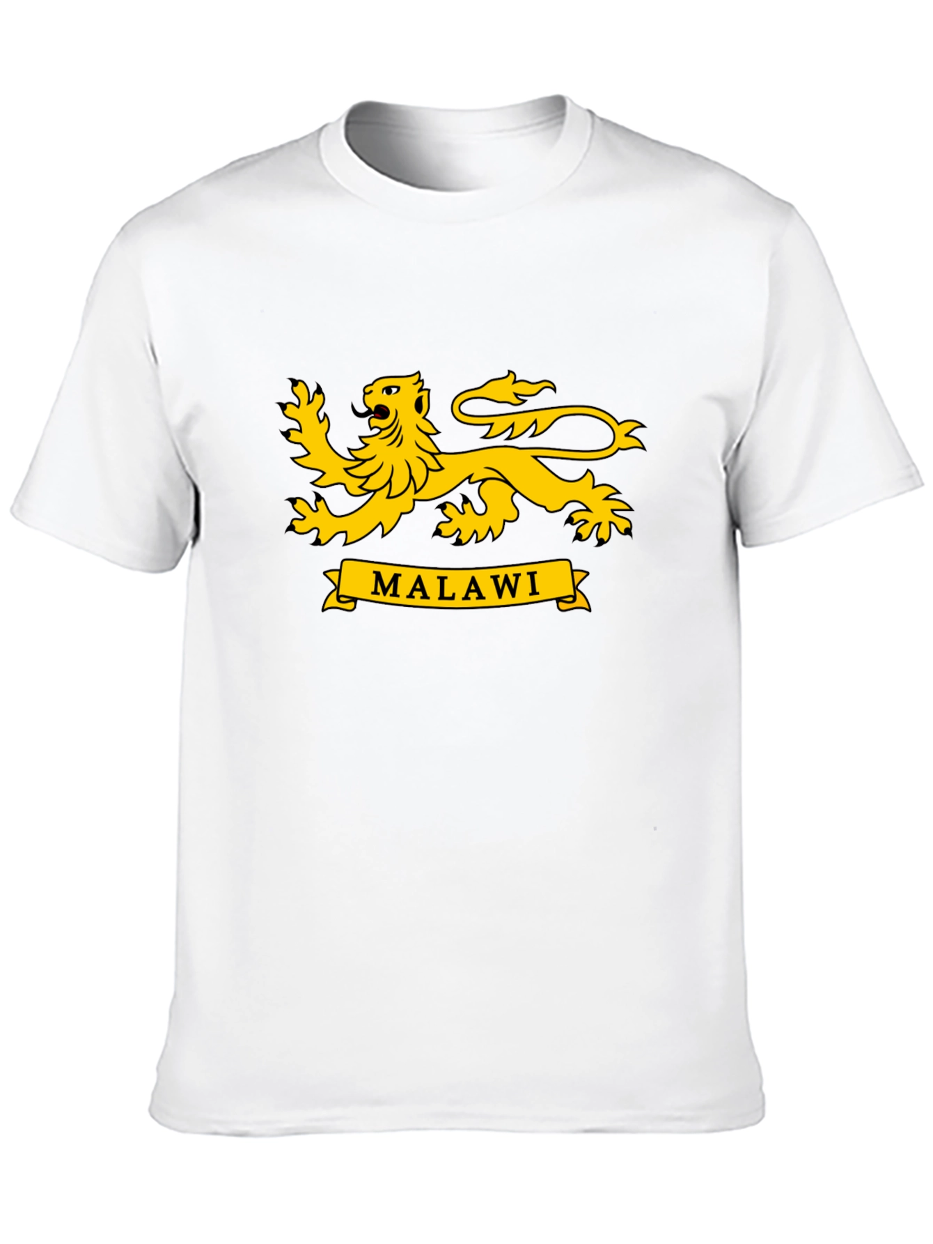 Malawi Lion Crest T-Shirt - Black