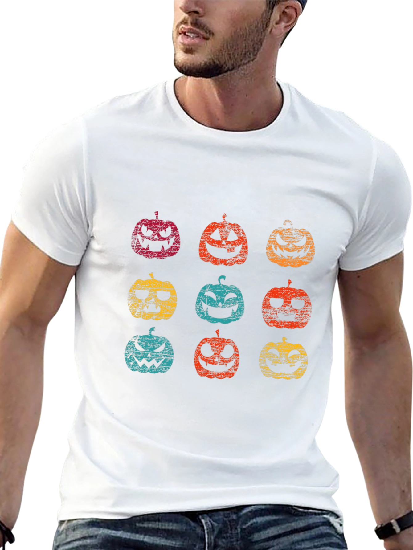 Spooky Jack-O-Lantern T-Shirt: Halloween Vibes