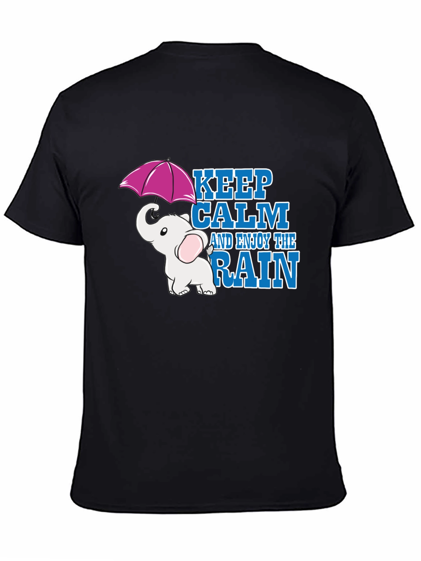 Keep Calm and Enjoy the Rain Elephant T-Shirt