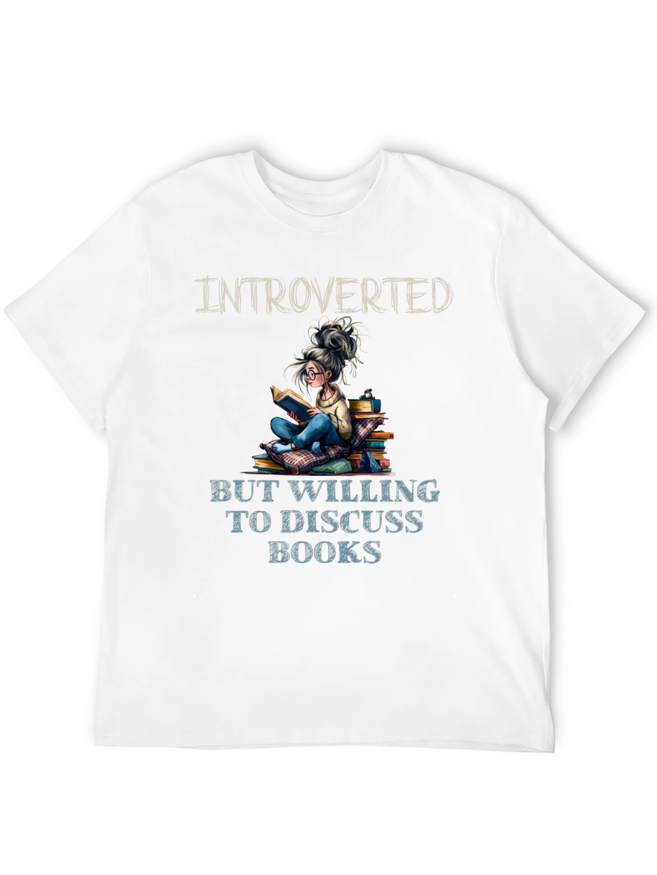 Introverted Book Lover T-Shirt