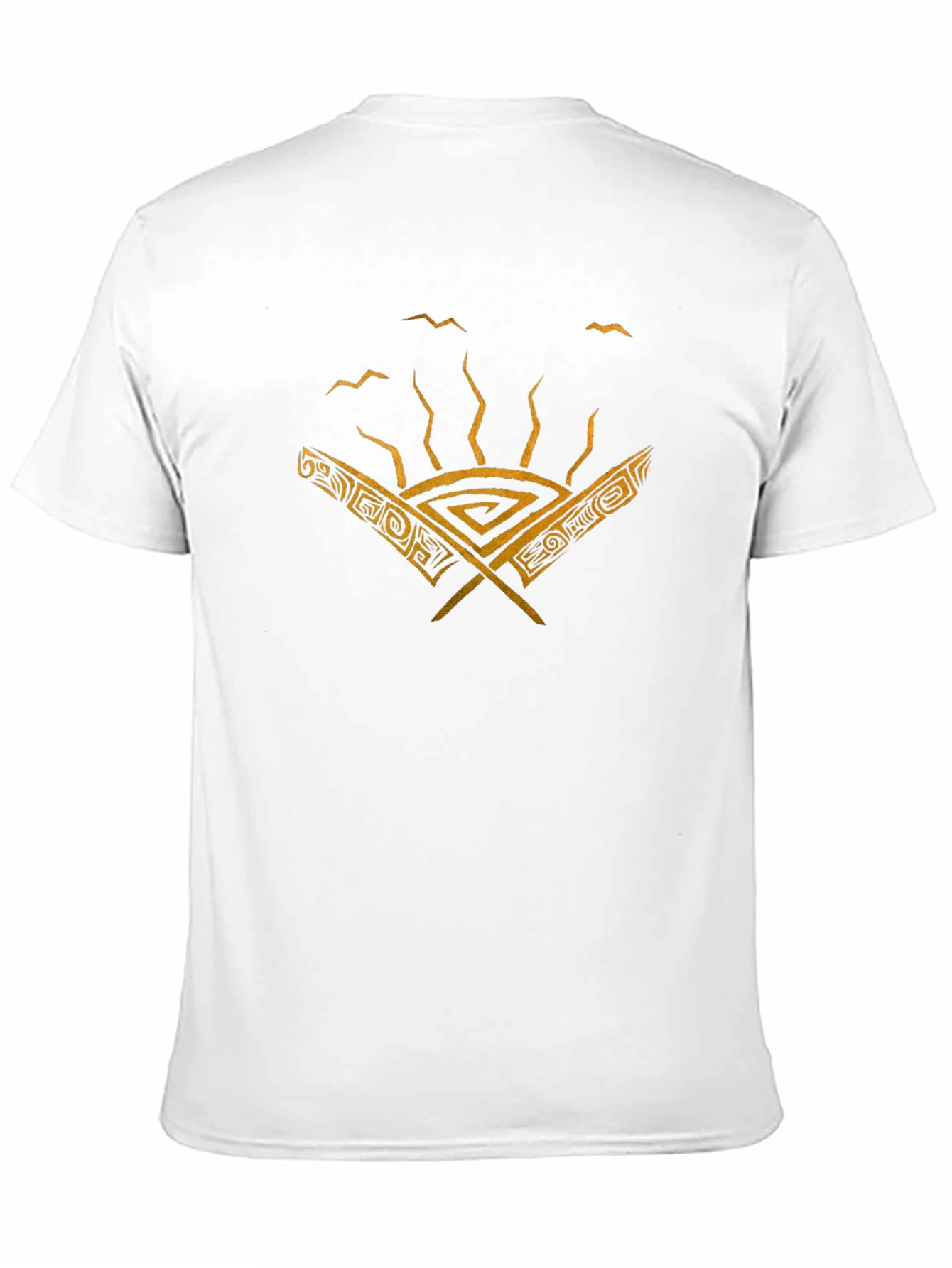 Tribal Sun Graphic Black T-Shirt