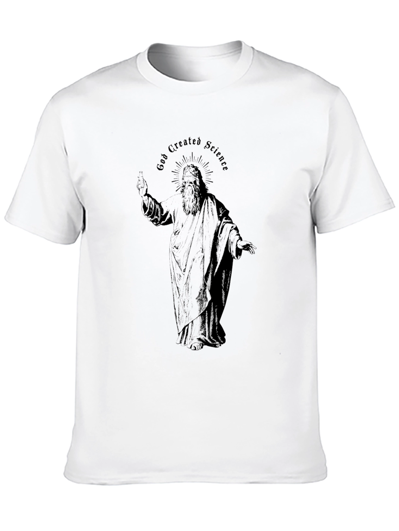 God Created Science Graphic Tee